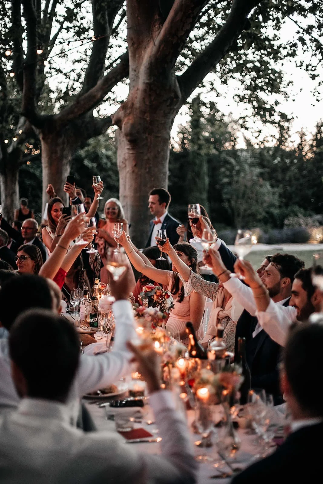 dîner de mariage au Château de la Garde en Provence