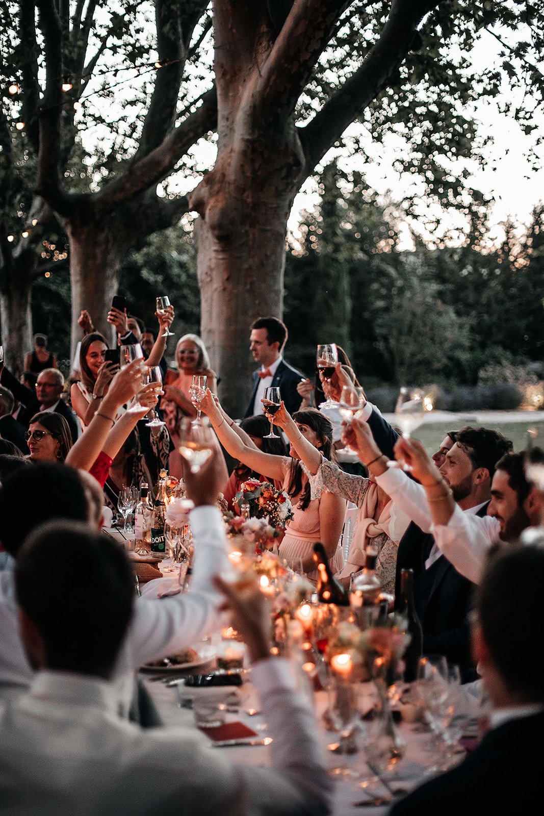 dîner de mariage au Château de la Garde en Provence