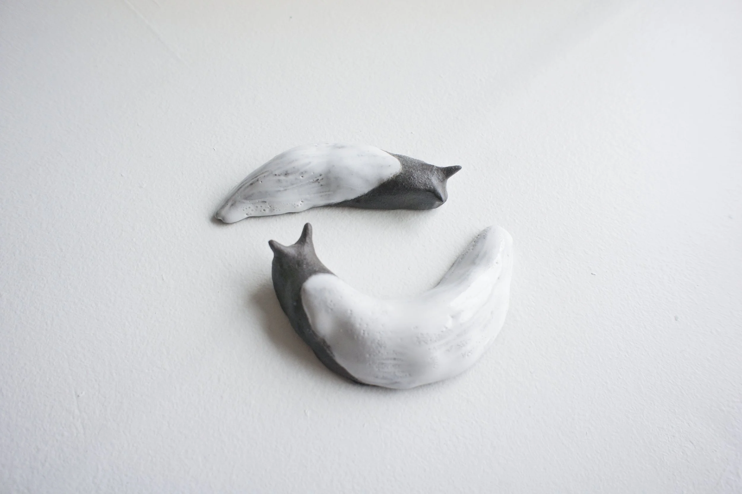 Black slug - Set of two
