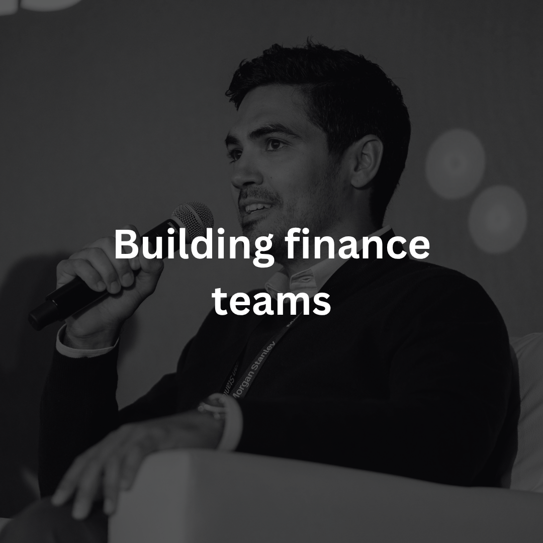 Building Finance Teams