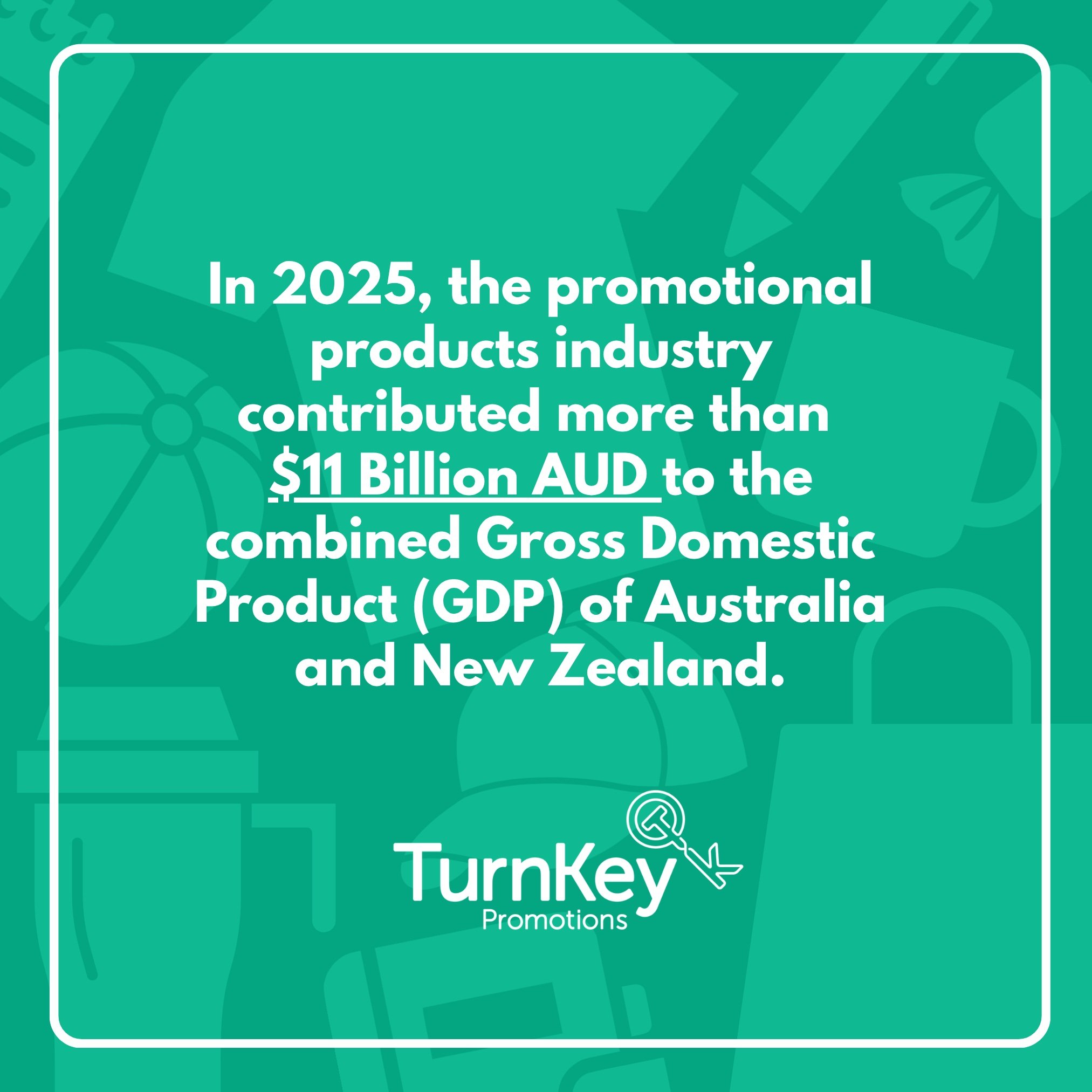 Did you know that in 2025 alone, the promotional products industry contributed over $11B AUD to the combined GDP of Australia and New Zealand?

This number proves that the promo world is a serious economic powerhouse, representing thousands of local 