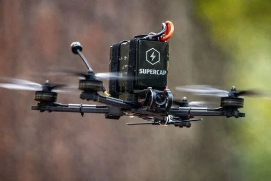 FPV-drone with SuperCap battery