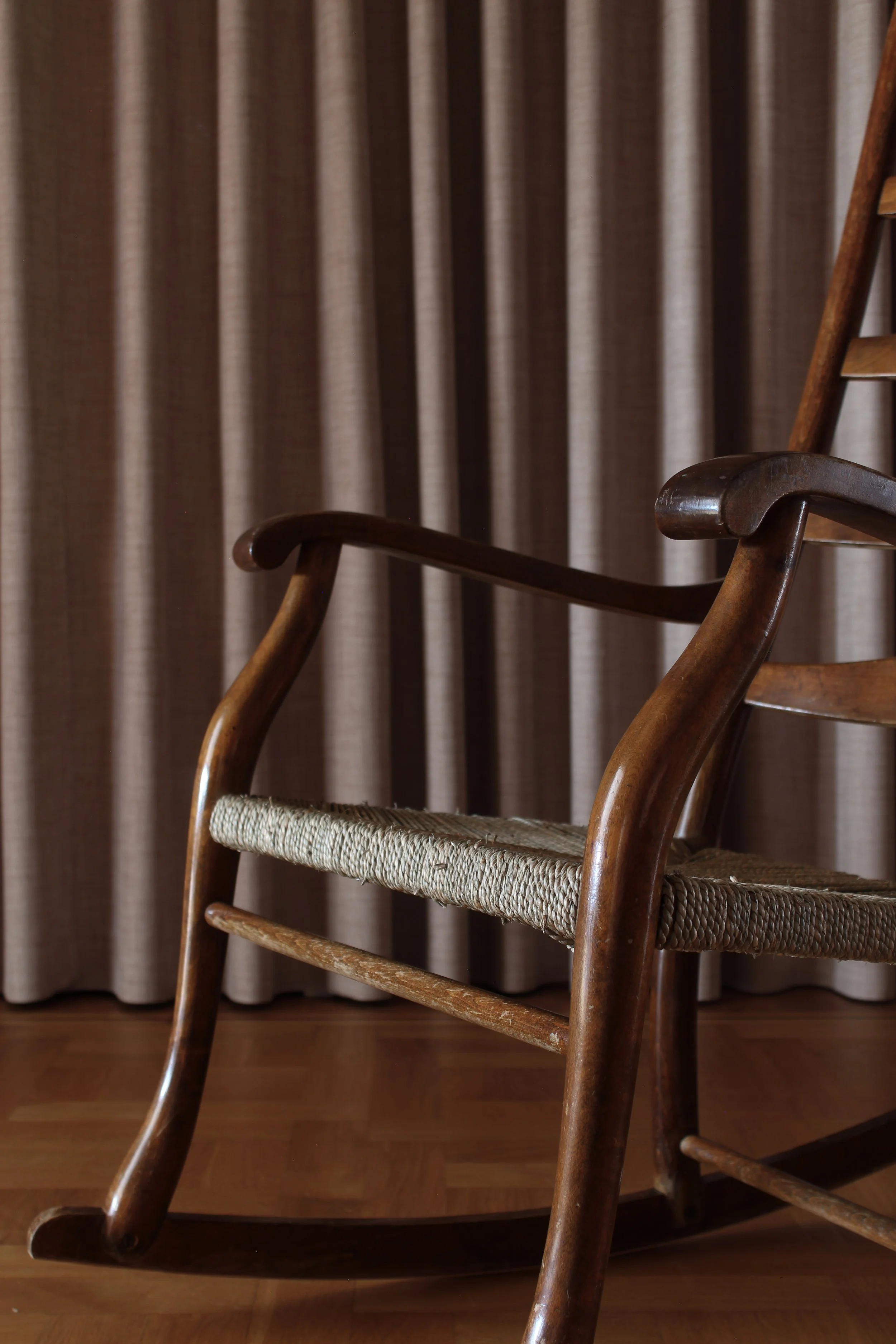 Rocking chair, first half of the 20th century.
Designed by Uno Åhren a swedish architect.