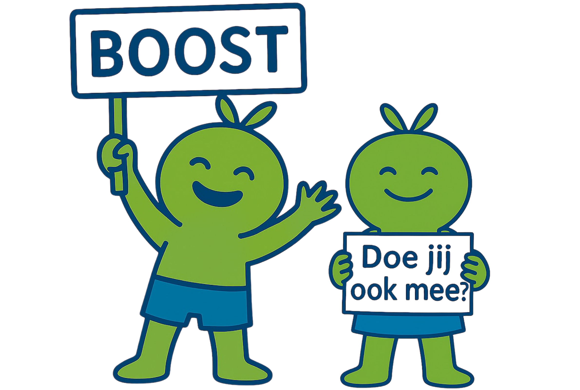 Boost man en vrouw