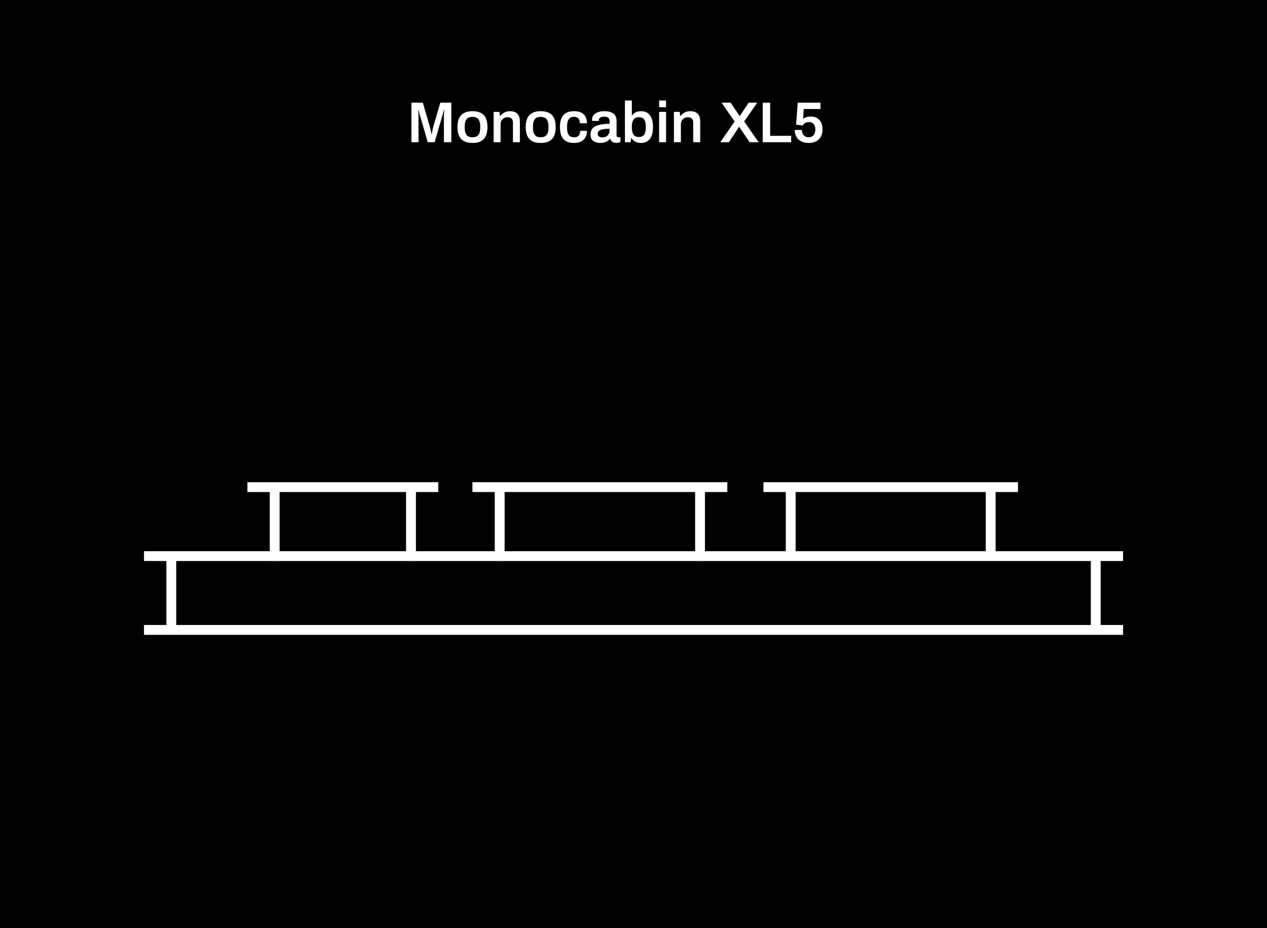 Monocabin XL5 92m² Prefab House | Made in Italy