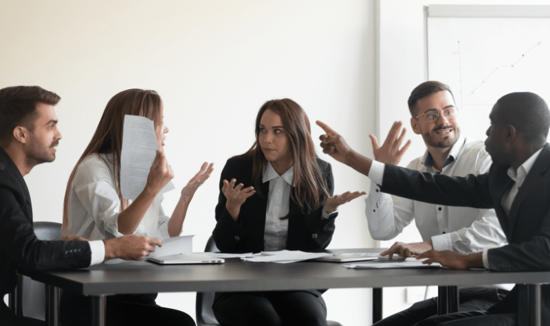 argument in the office