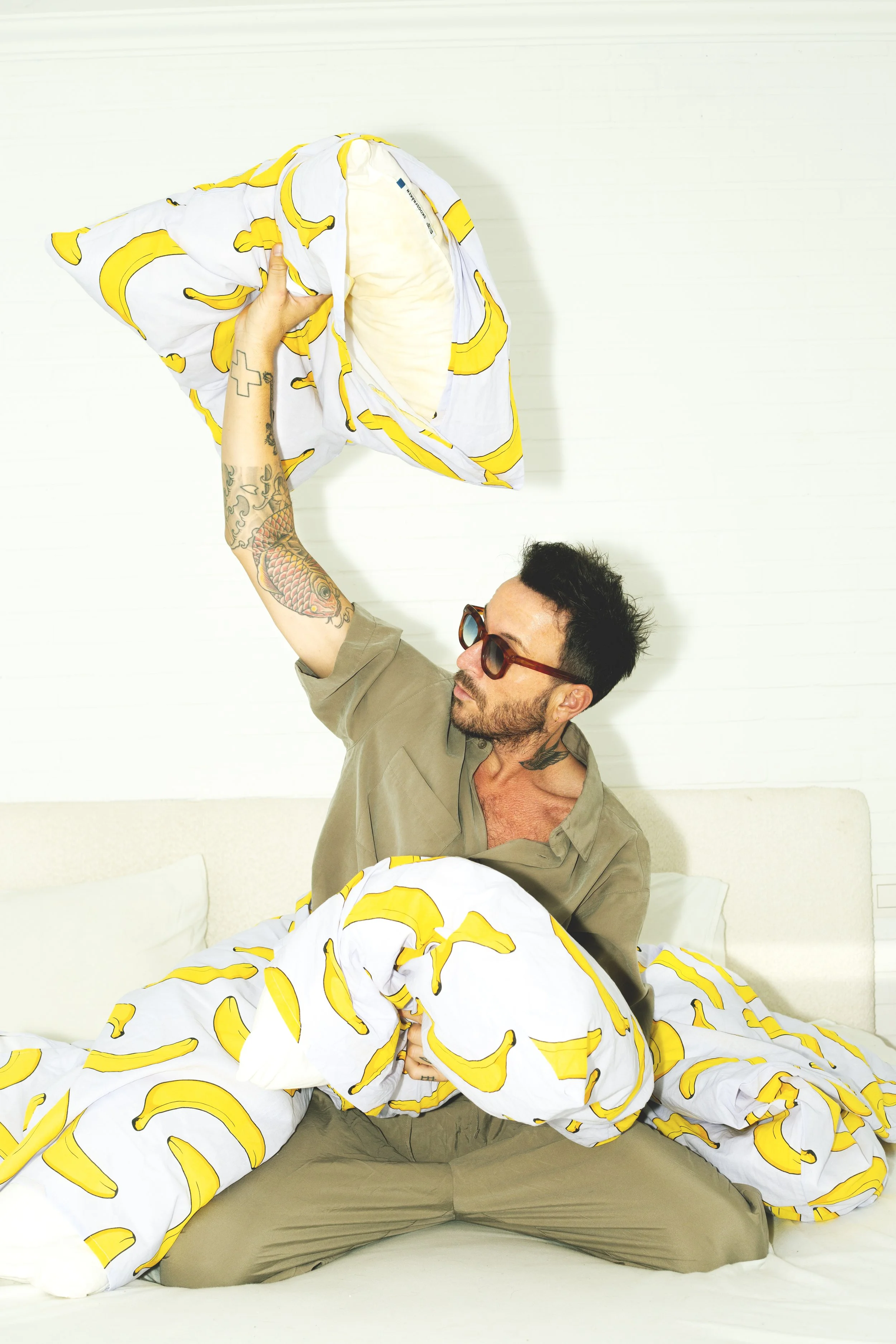 op bezoek bij fred di bono thuis in Schoten