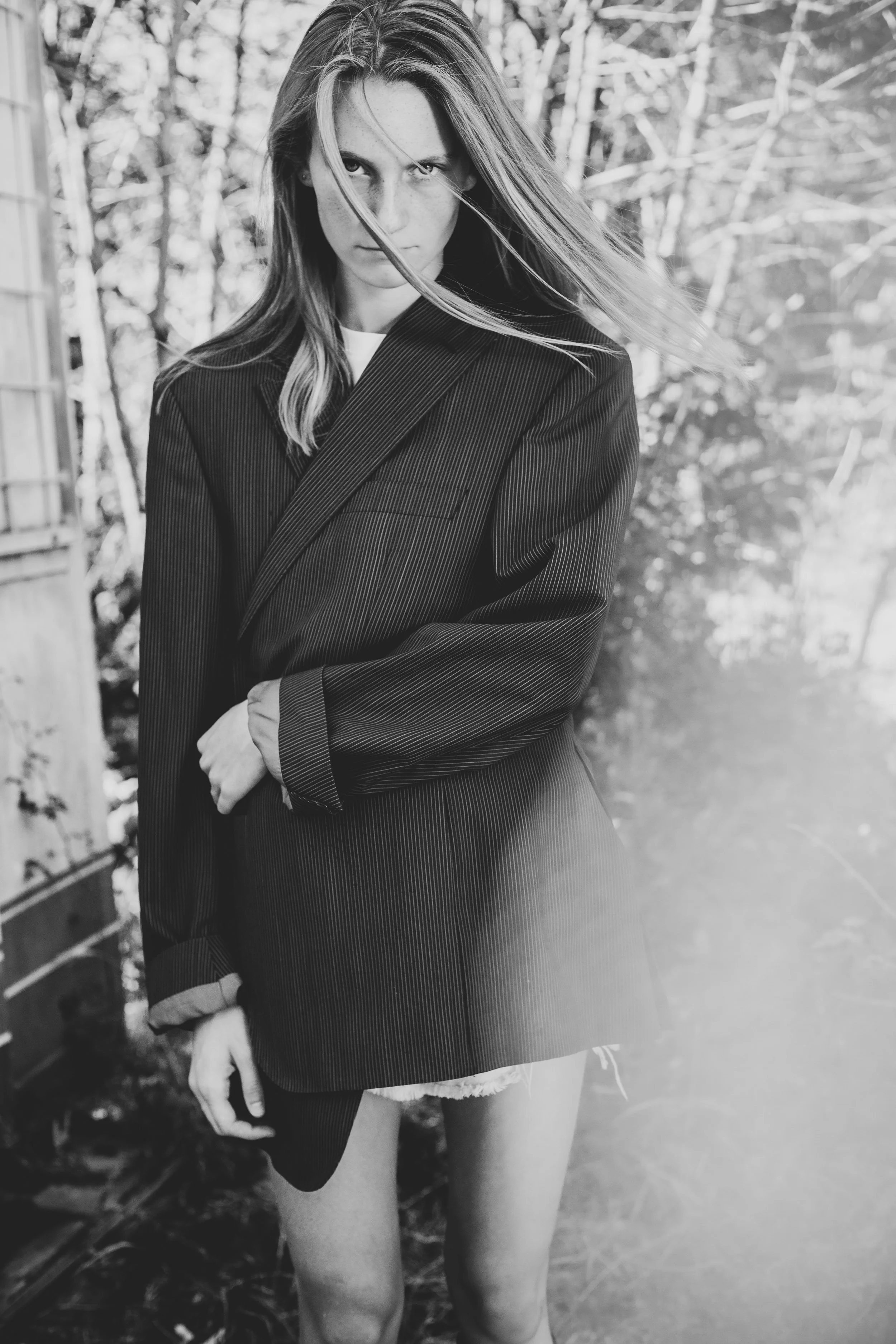 portfolio shoot voor model gemaakt door atelier soufflé