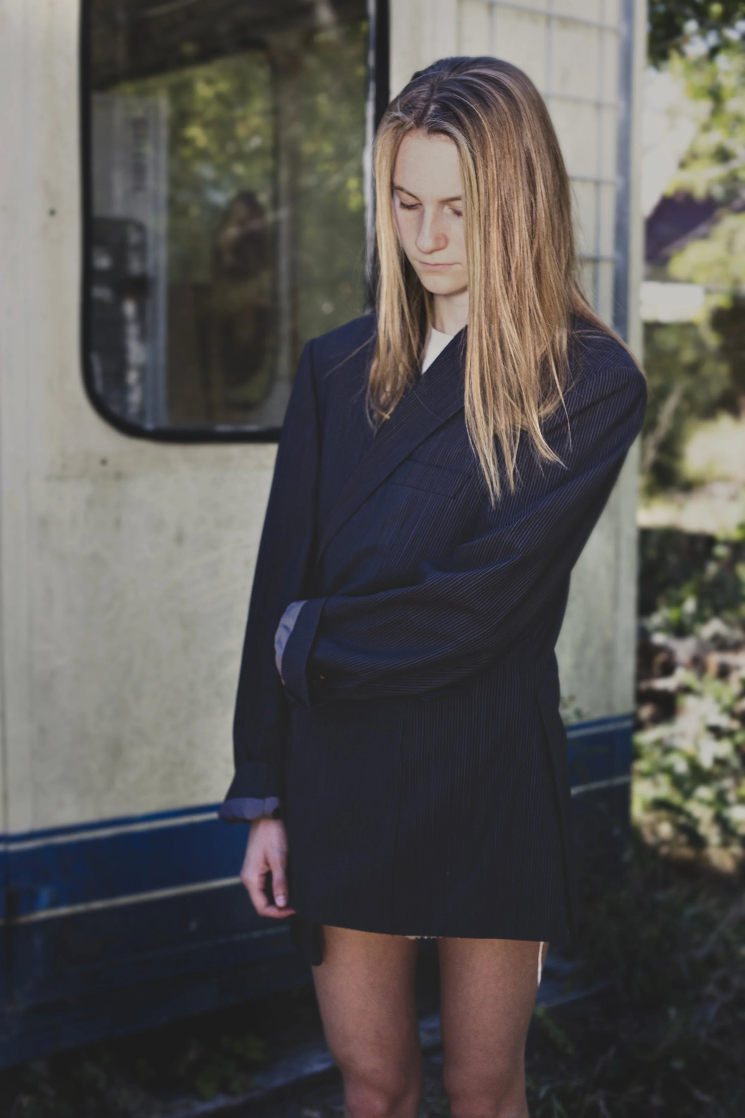 editorial stijl fotoshoot voor model gedaan door atelier soufflé