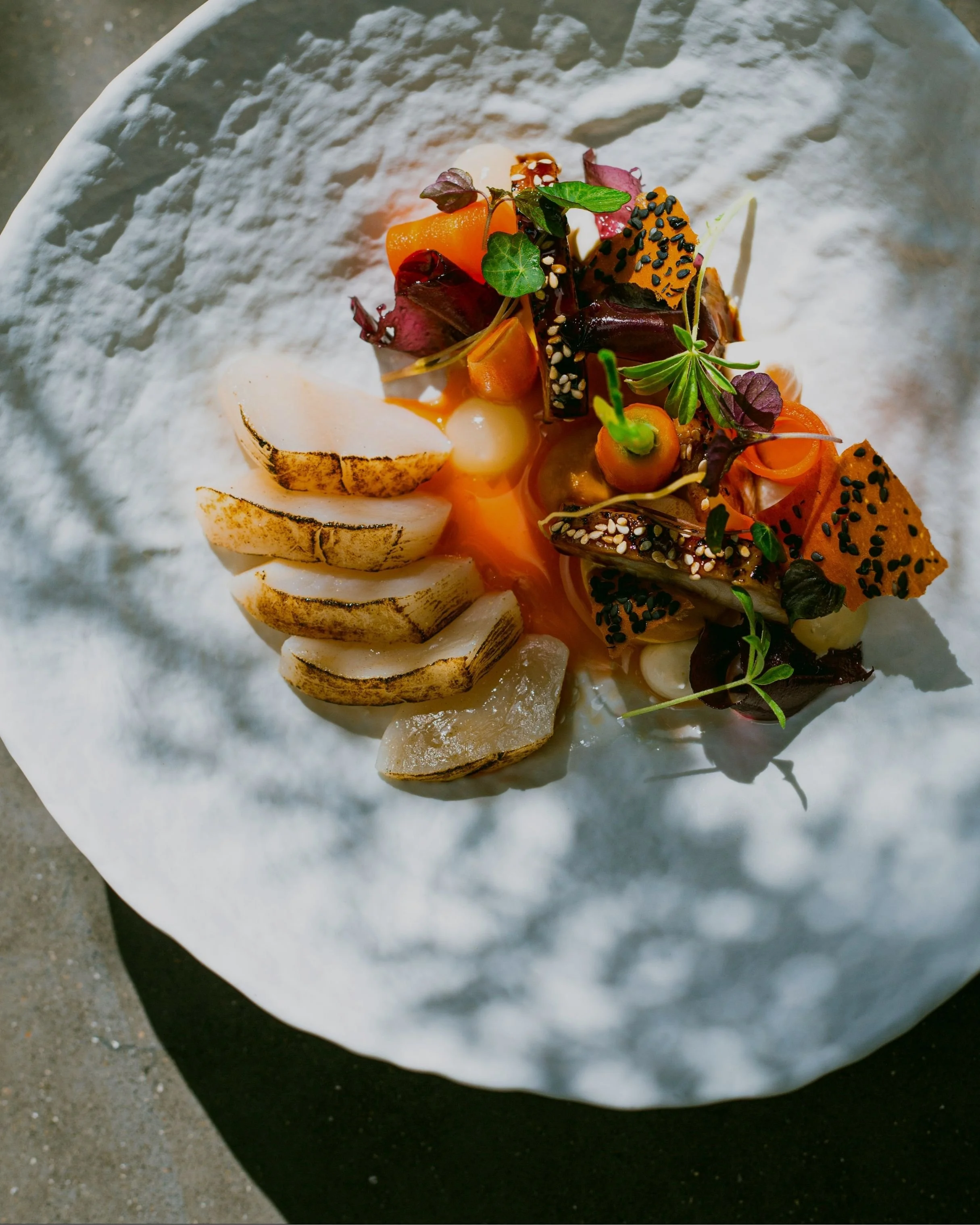 Plated dish, editorial food photography