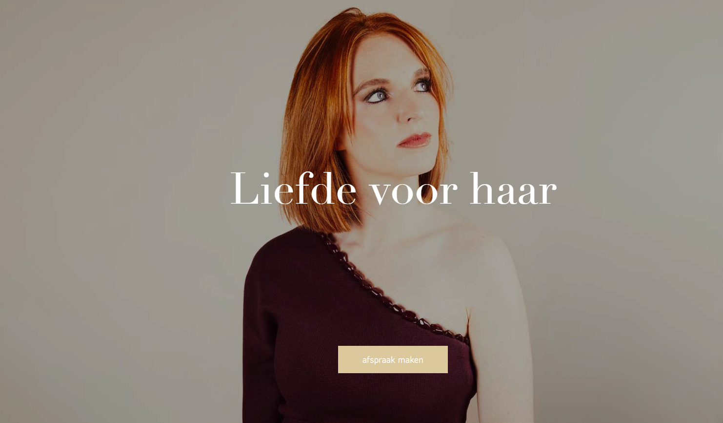 afbeelding van de website van sarah leona met foto's gemaakt door atelier soufflé
