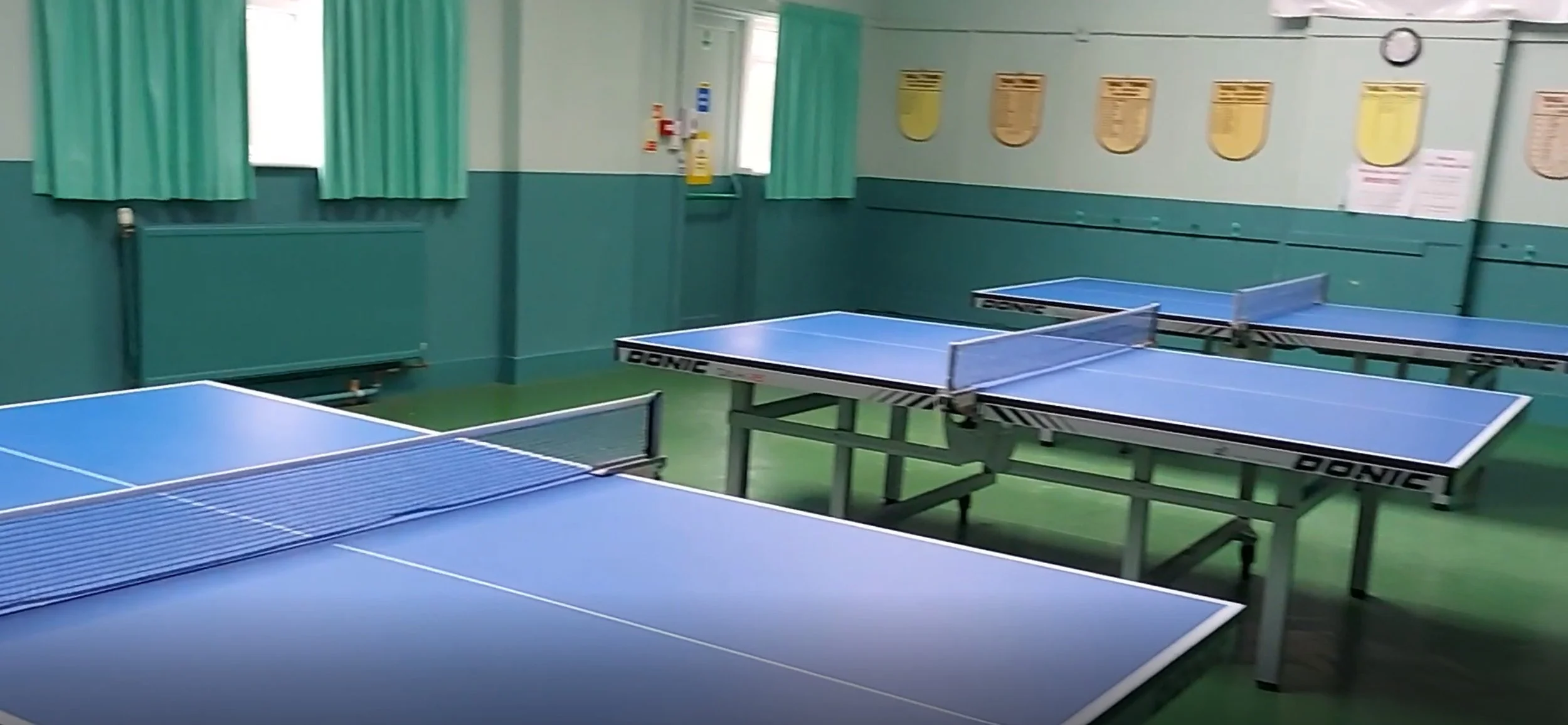 Merton Table Tennis Club room