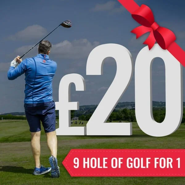 9 holes of golf for one person