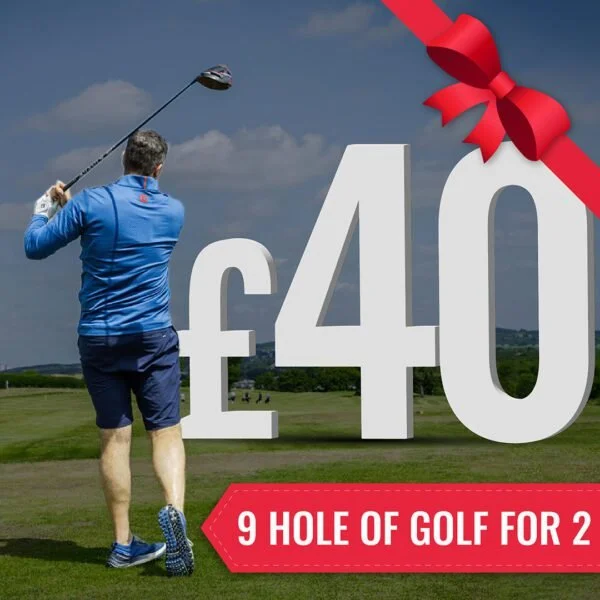 9 holes of golf for two people