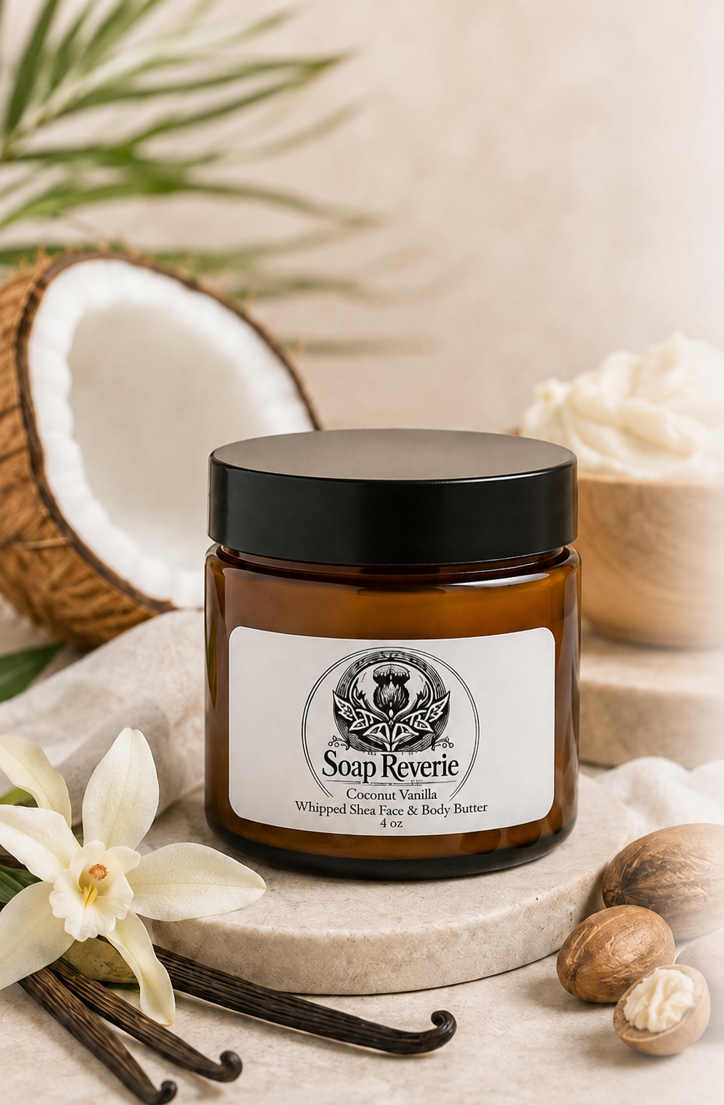 Coconut Vanilla Whipped Shea Face & Body Butter