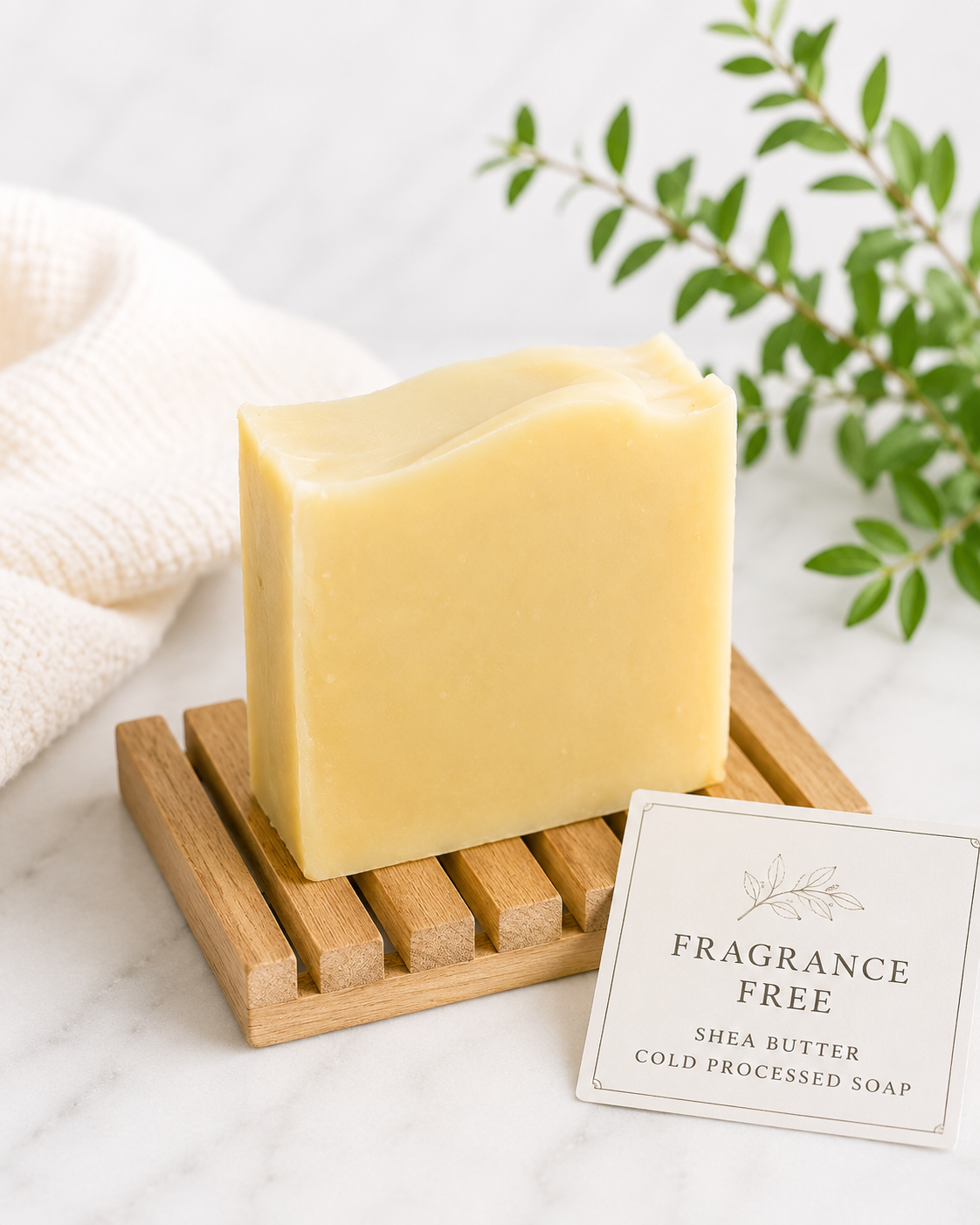 Fragrance Free Shea Butter Bar