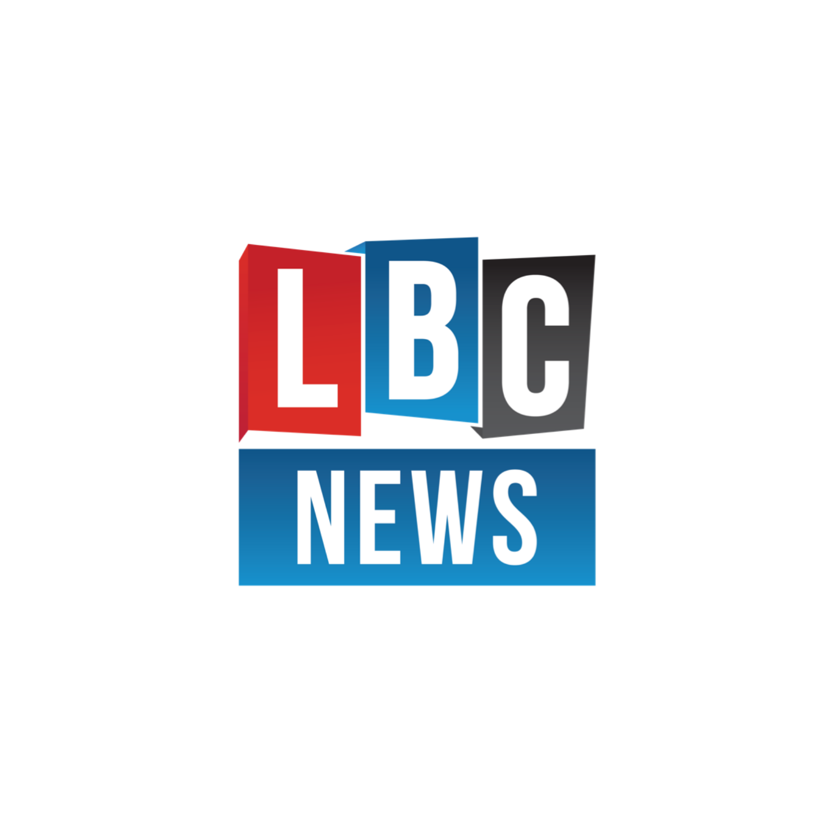 Logo for ABC News with red, blue, and black blocks and white text