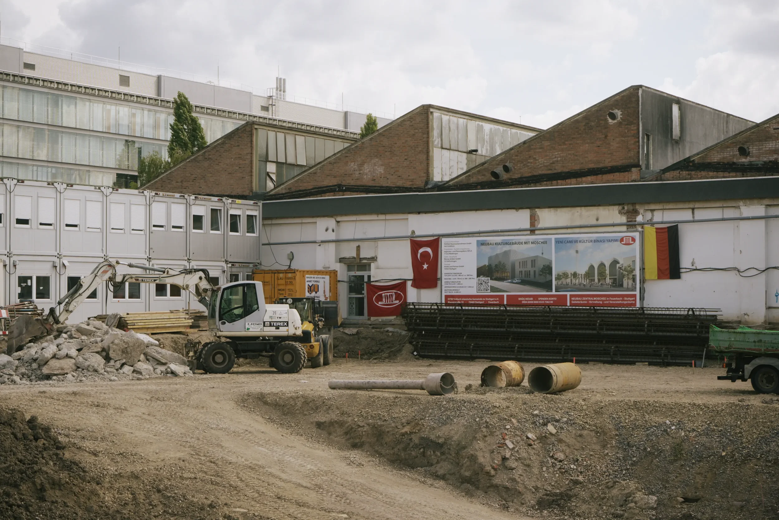 Moschee-Neubau - aktuelles Bauprojekt der DITIB-Gemeinde in Feuerbach