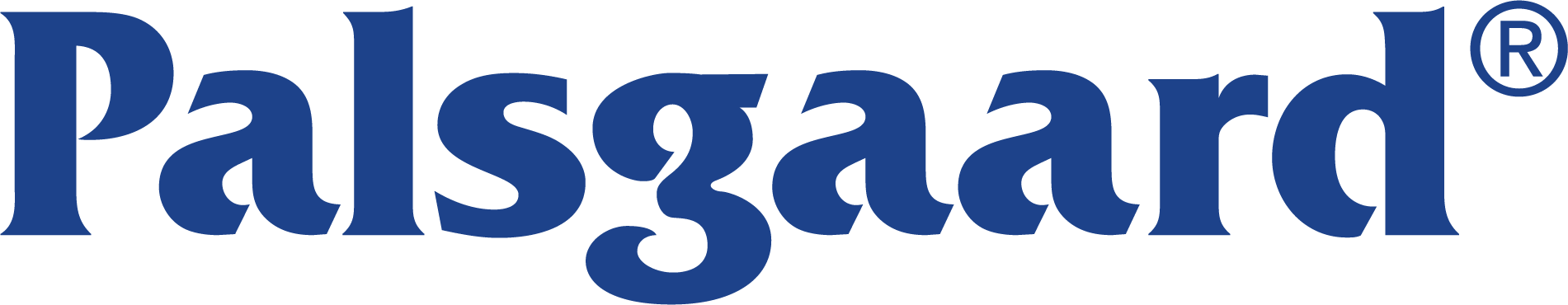 Logo of Palsgaard in blue text – one of the customers of AdtomicAI