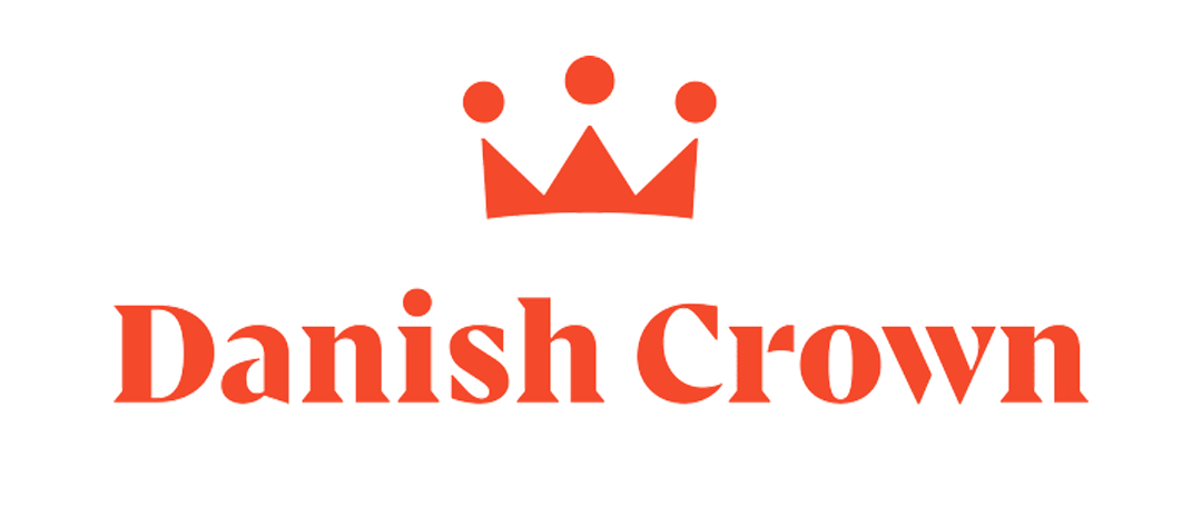 The logo of Danish Crown in red text – one of the customers of AdtomicAI