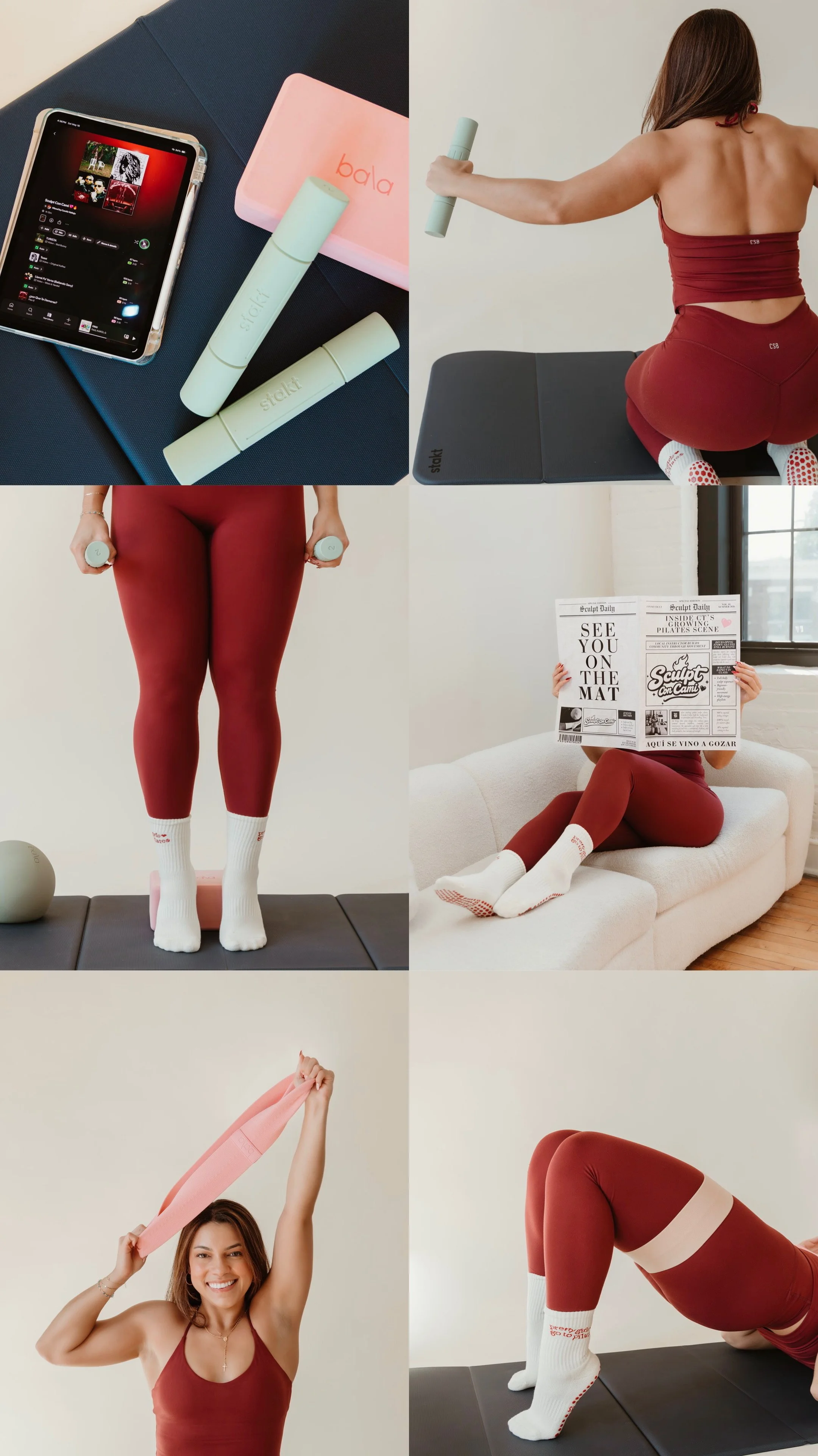 PILATES INSTRUCTOR BRAND PHOTOS BY CAROLINE LABIER PHOTOGRAPHY MANCHESTER CONNECTICUT