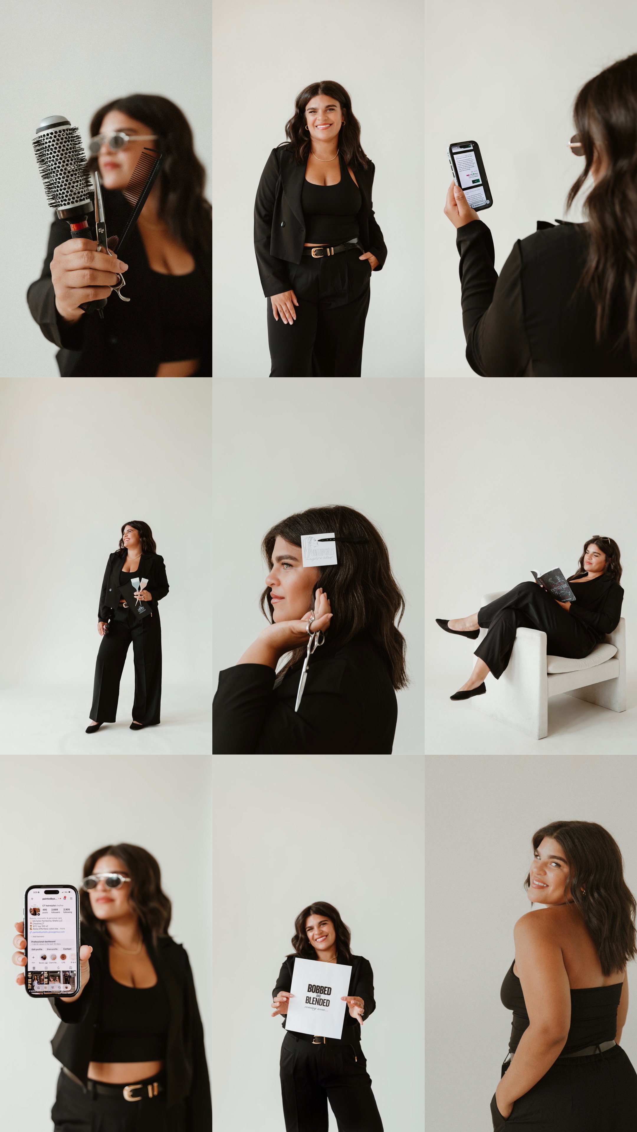 HAIR STYLIST BRANDING PHOTOGRAPHY INSPO CONNECTICUT