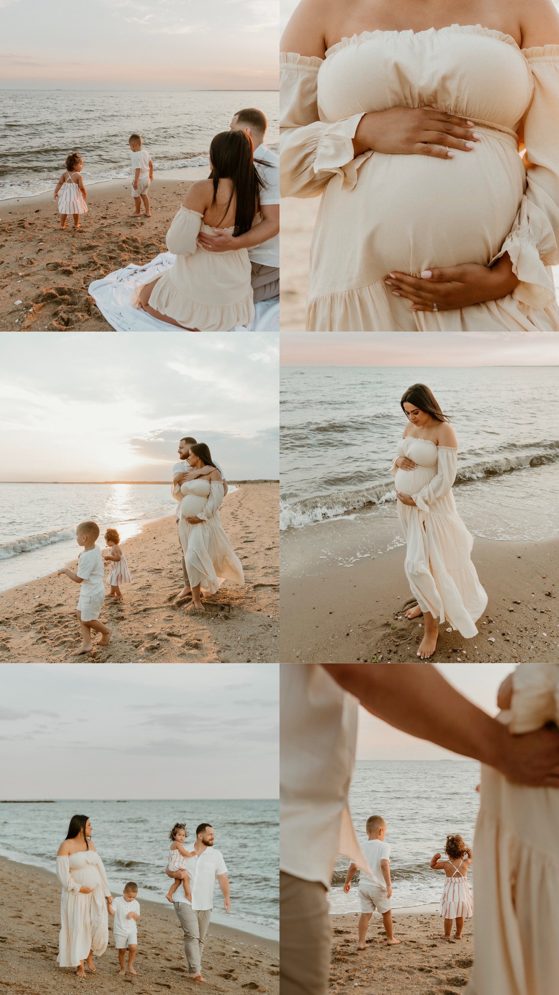 BEACH FAMILY PHOTOSHOOT IN CONNECTICUT BY CAROLINE LABIER