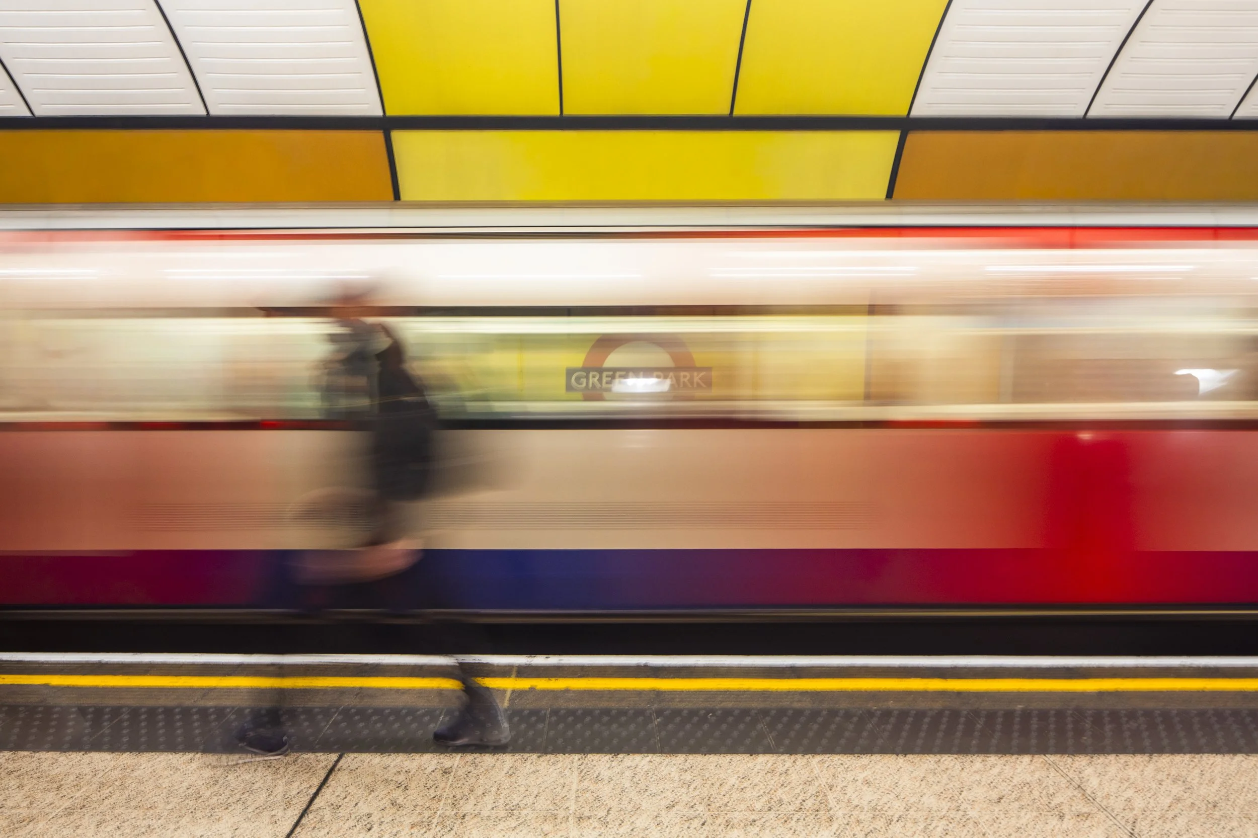 The London Underground. Tube Station. Architecture, location, travel and destination photography in London photographed by Alex Treadway.  