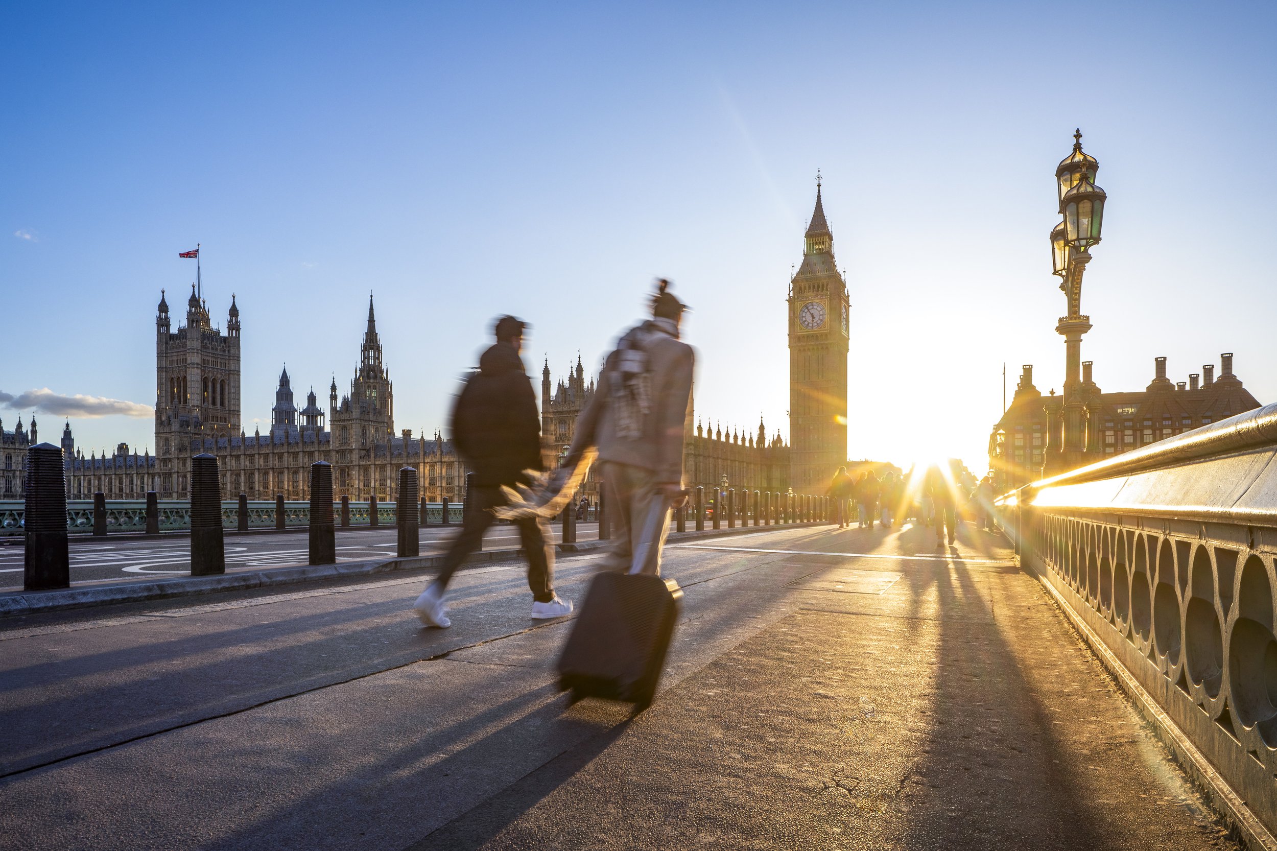 Westminster Bridge and the Tower of London. Architecture, location, travel and destination photography in London photographed by Alex Treadway.  