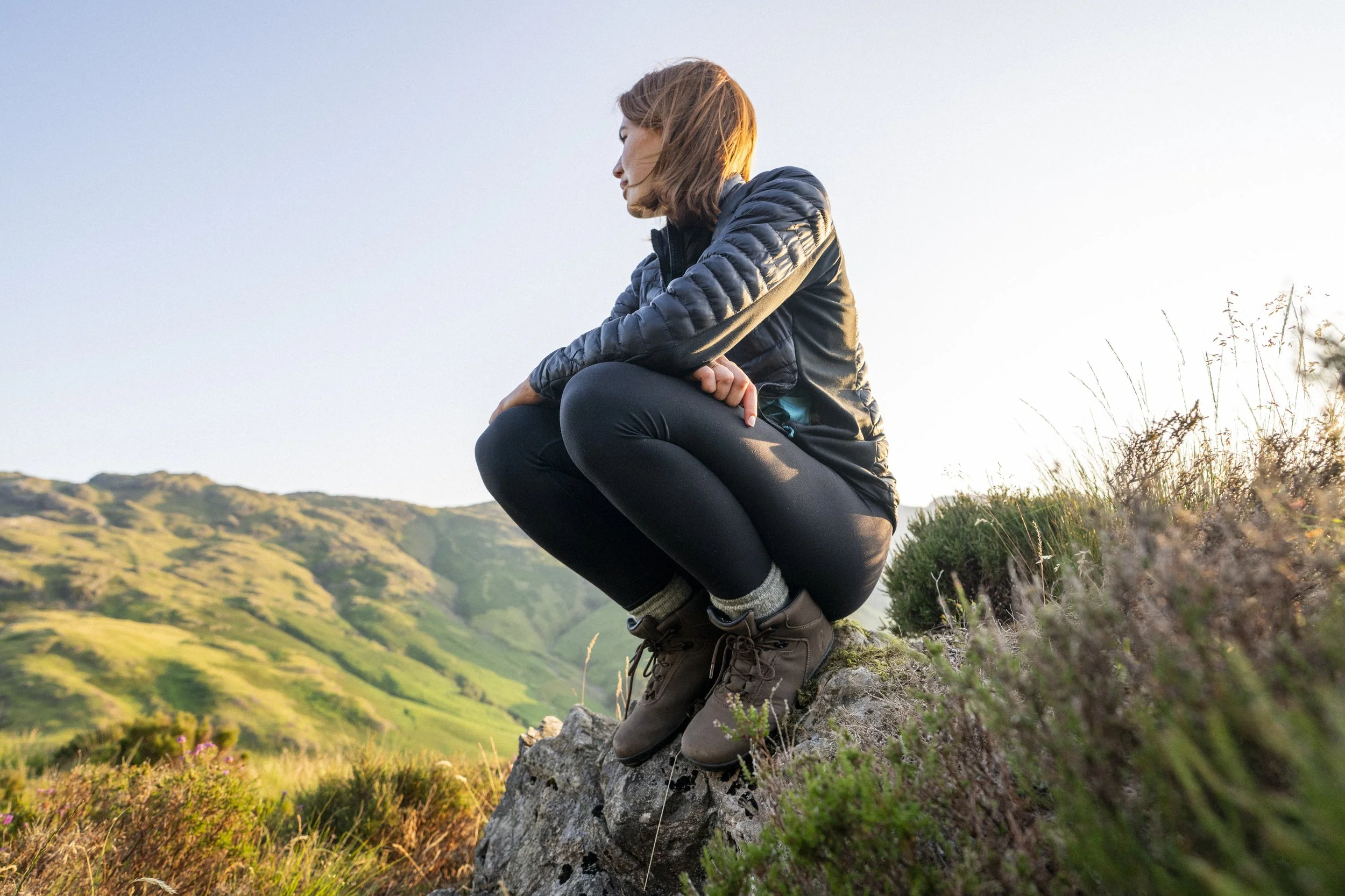 Freet Barefoot shoes collection Autumn/Winter 2026 being worn in Great Langdale in The Lake District in the UK. 