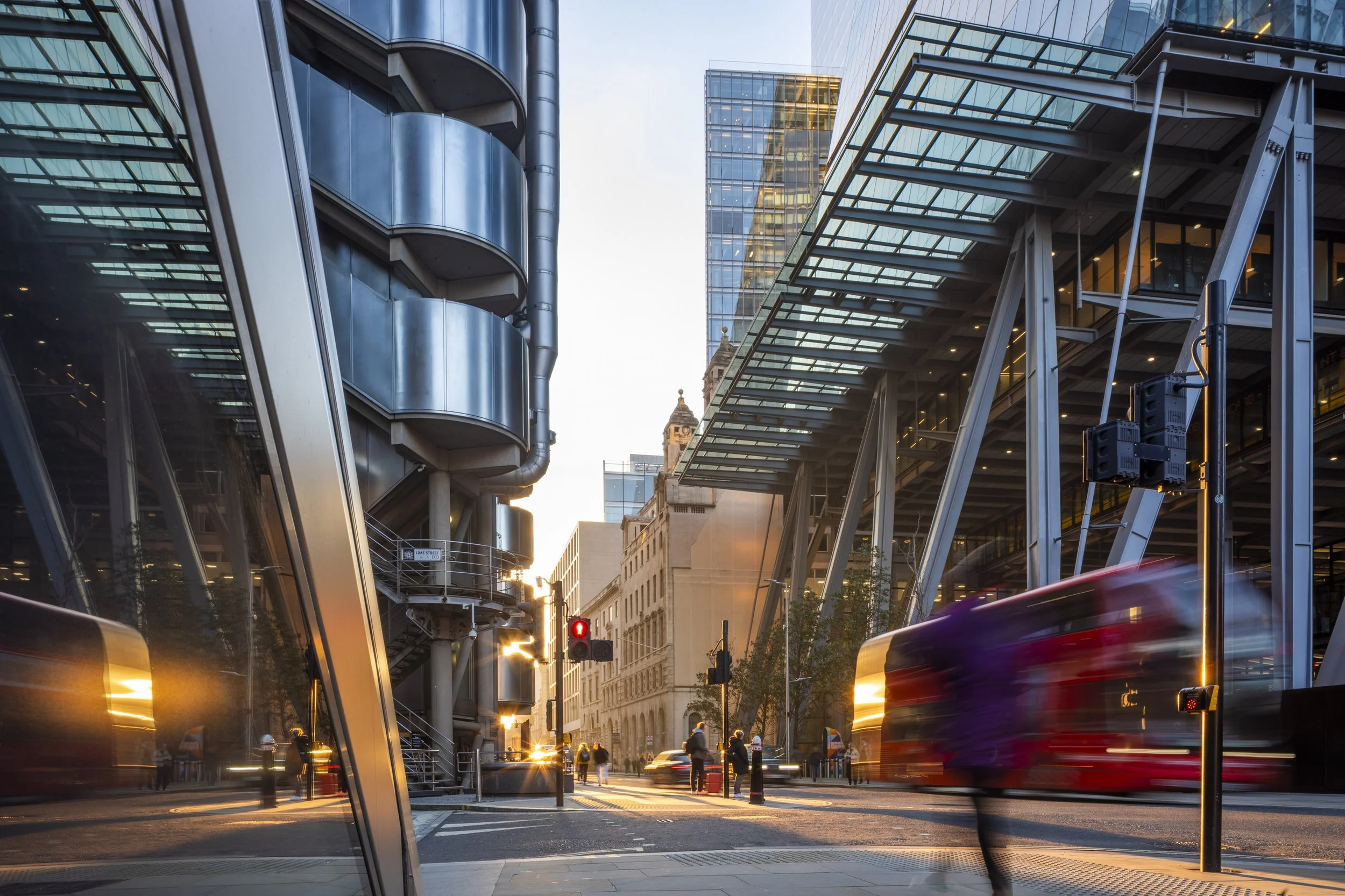 Leadenhall and the Lloyds Building. Architecture, location, travel and destination photography in London photographed by Alex Treadway.  