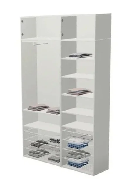 Garderobe med låger