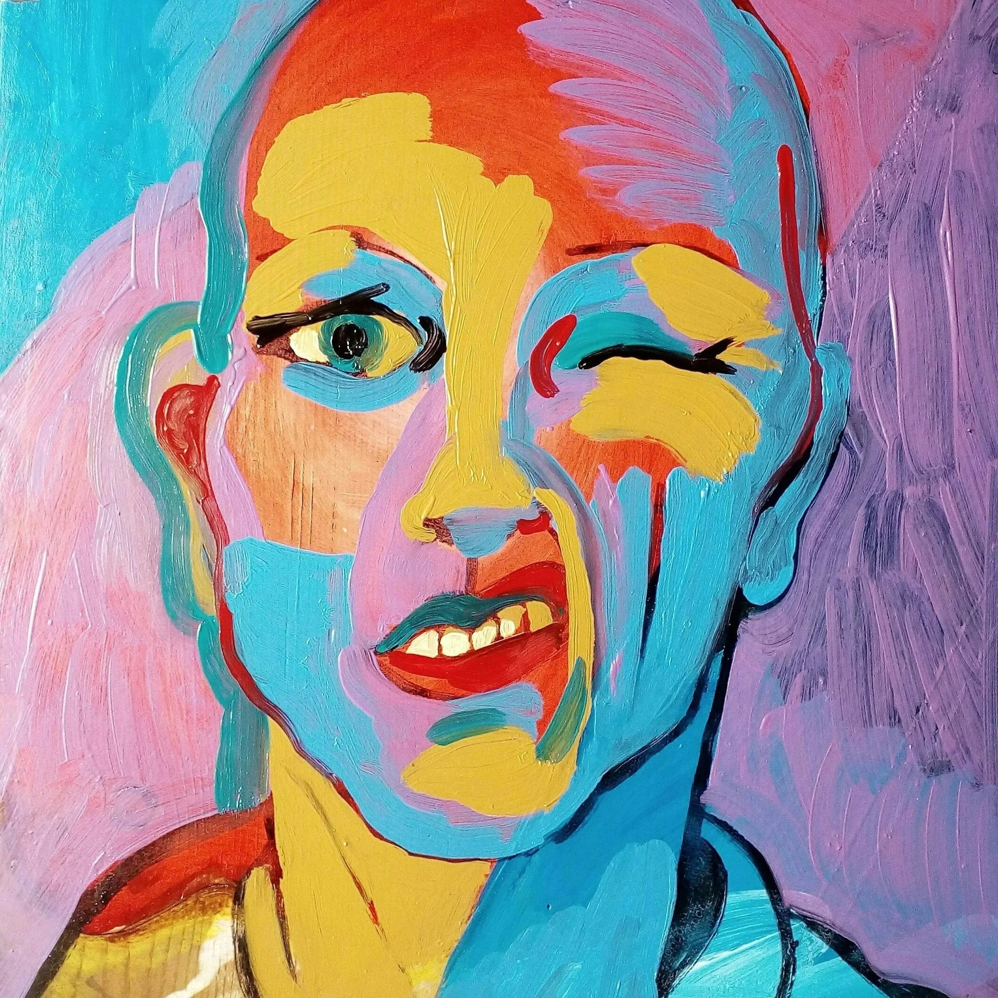 Artwork depicting a parent feeling anticlimax after their child's diagnosis