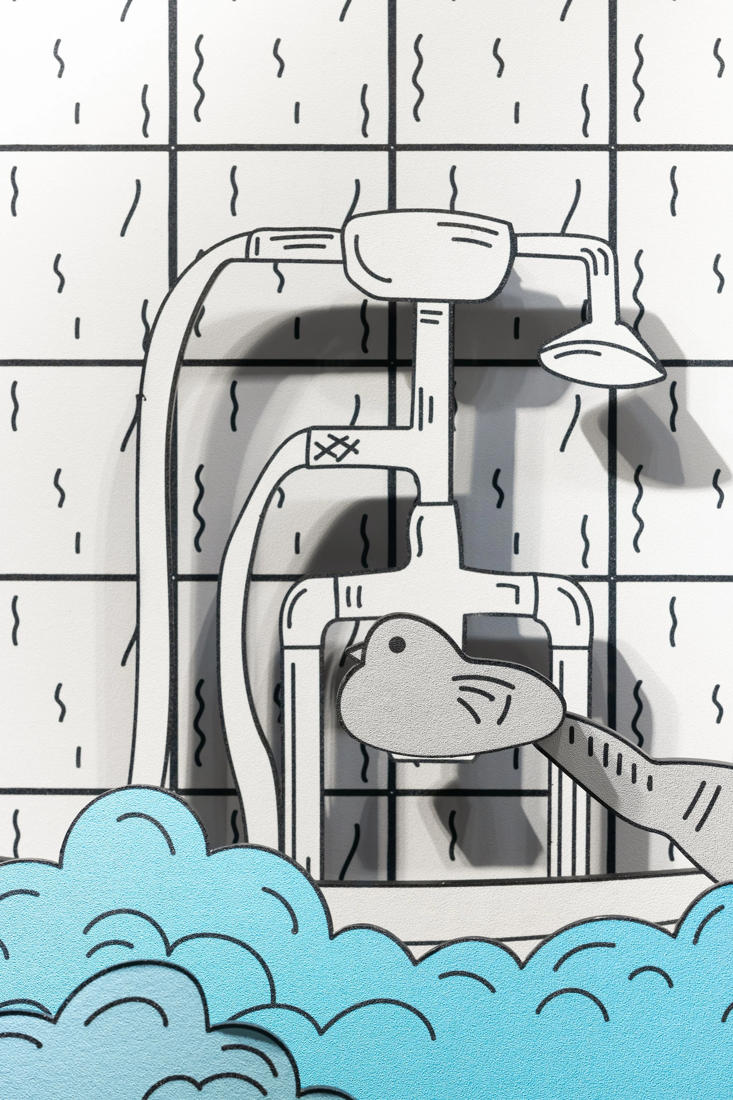 Hermès window display detail design by AMCP Studio