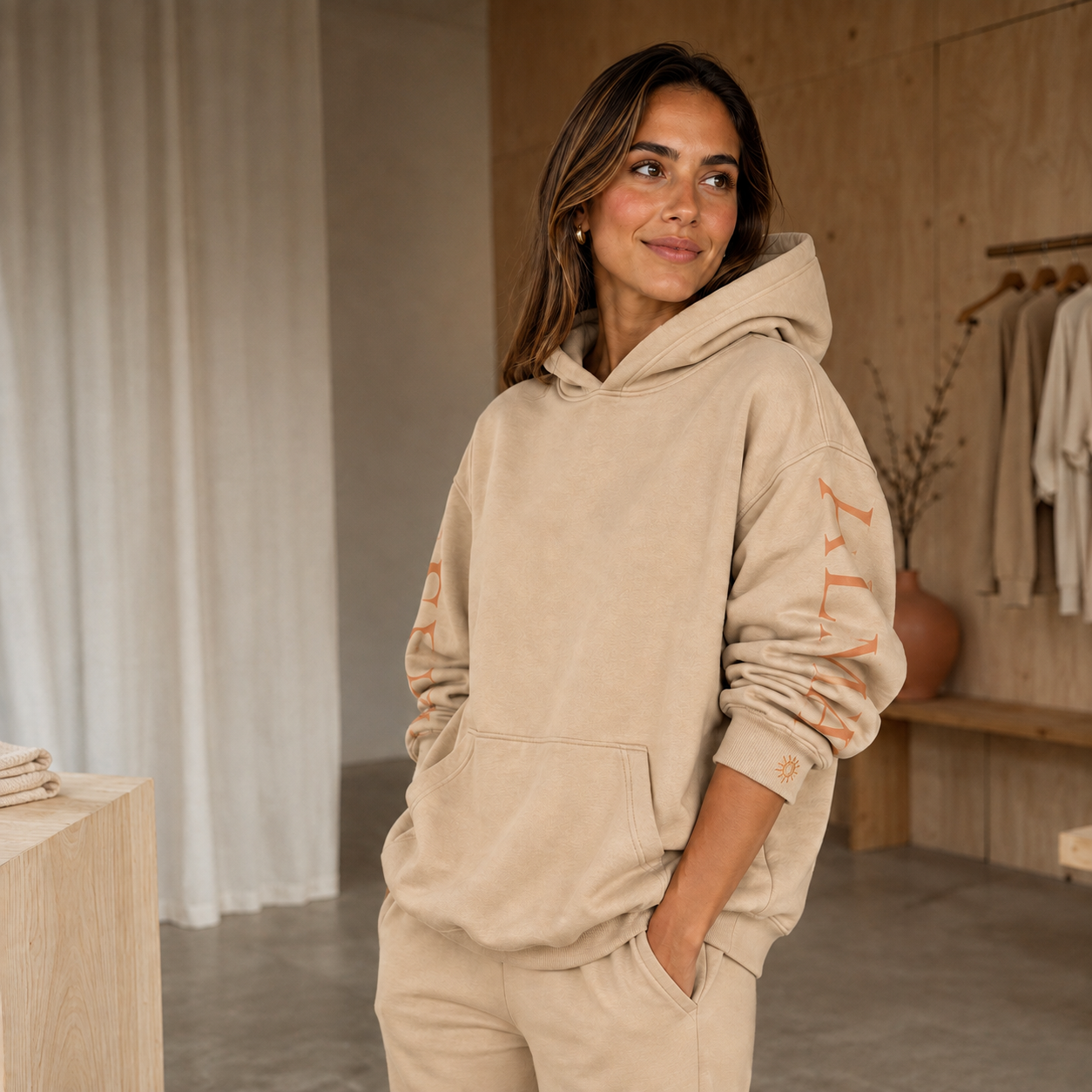Casa Alma Oversized Hoodie 'Sun'