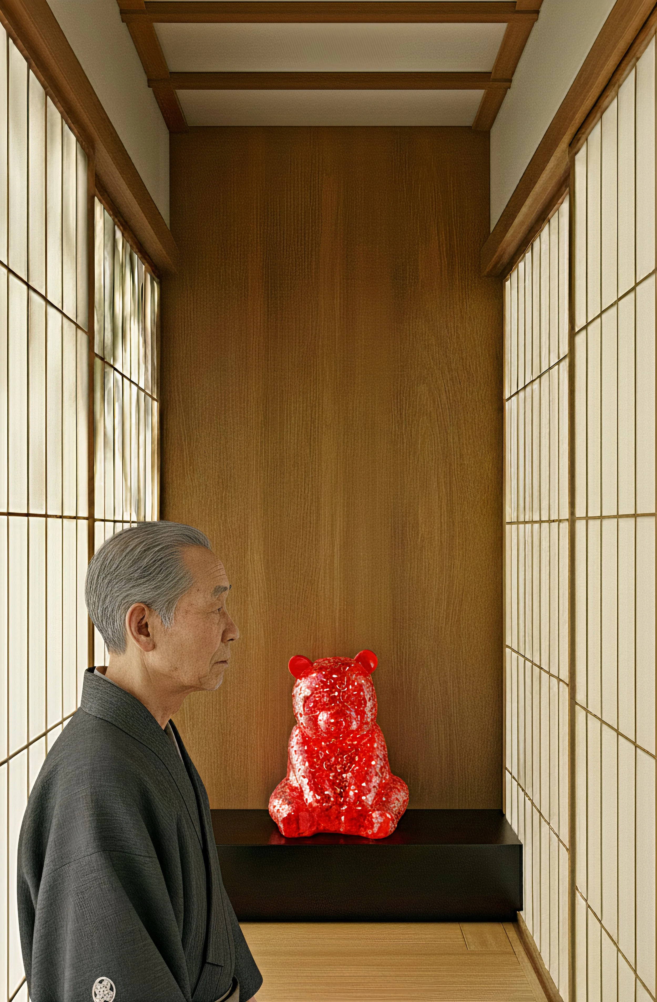 Pandasan's Petite Blossom: Red Serenade