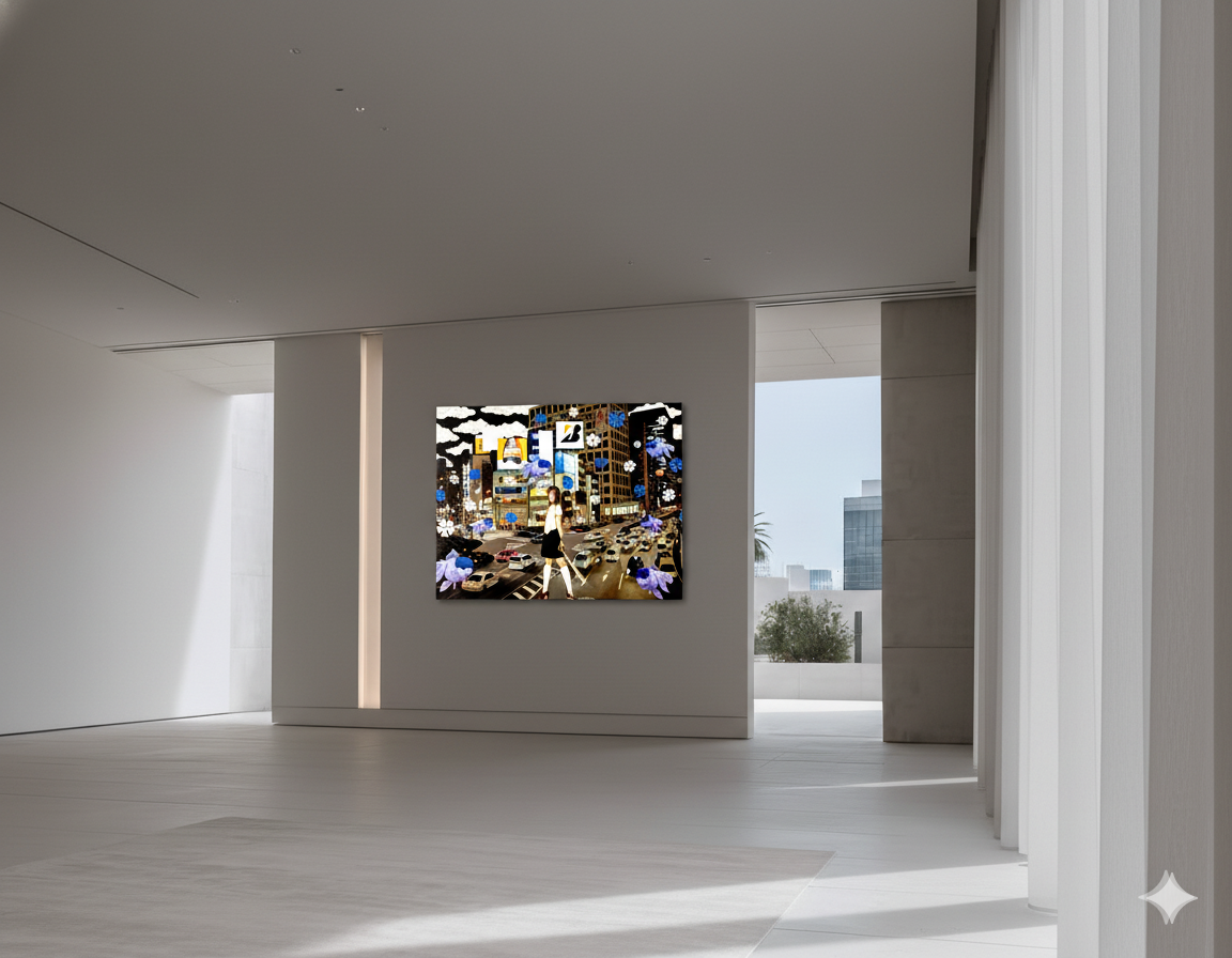 Purple Twilight Ballet : Orchids and Shadows in Battle Symphony