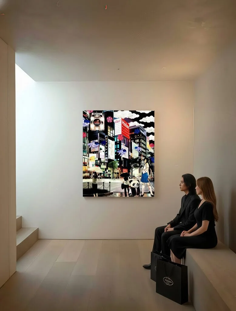 Dior Blossoms in Battle Nocturnes : Elegance in Neon