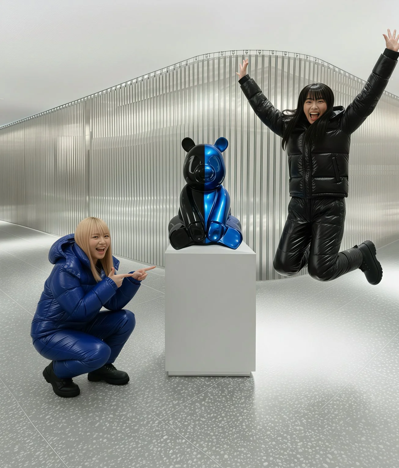 The United Pandasan : Spectral Symmetry Black & Blu