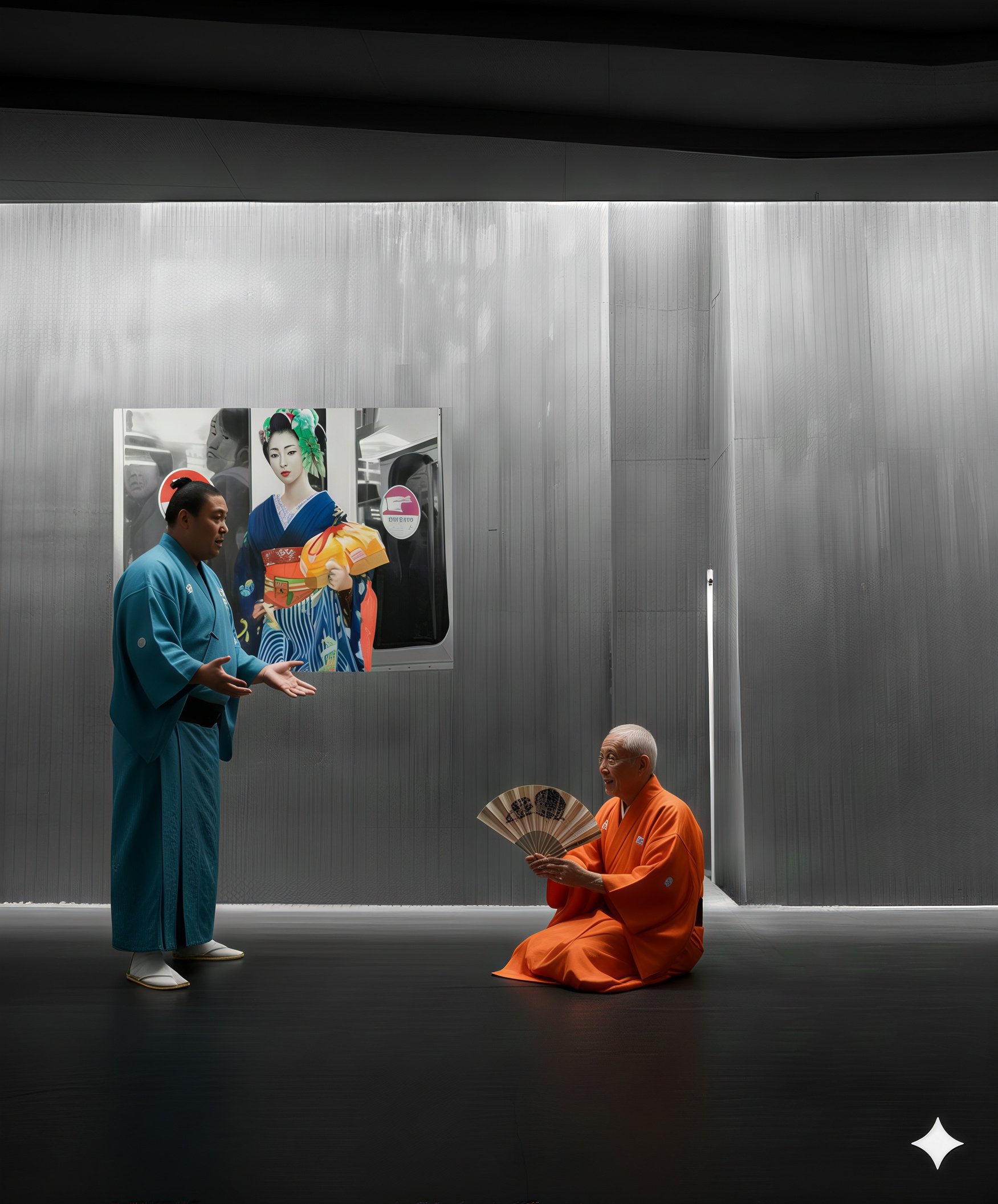 Departing Train : Journey’s Veil