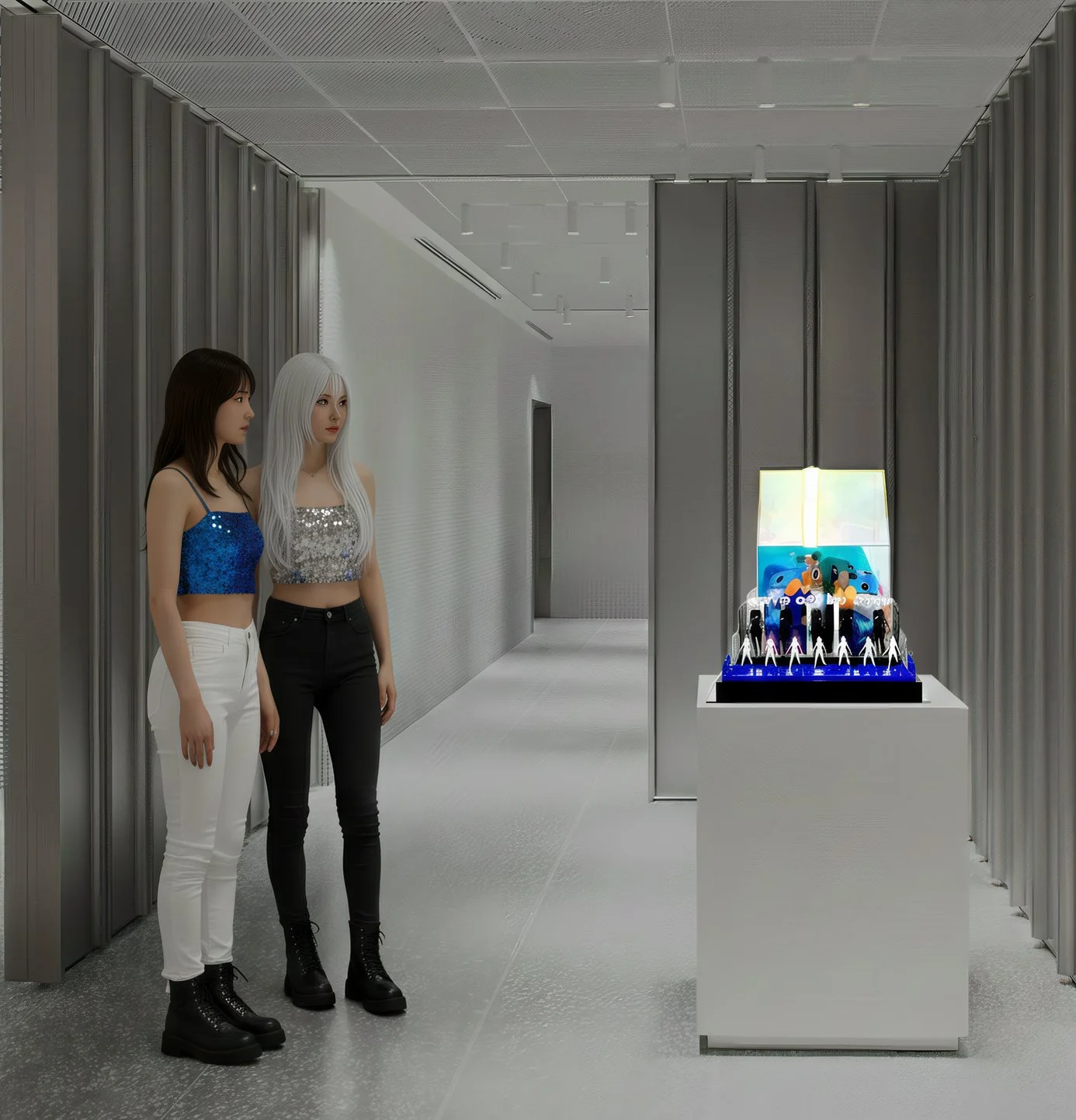 Blue Fantasy : Mudkip and Eevee Kawaii Abode, 2021