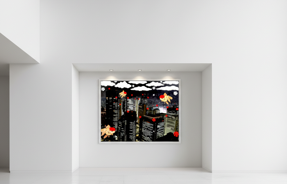 Tokyo's Nighttime Symphony : Celestial Elevation