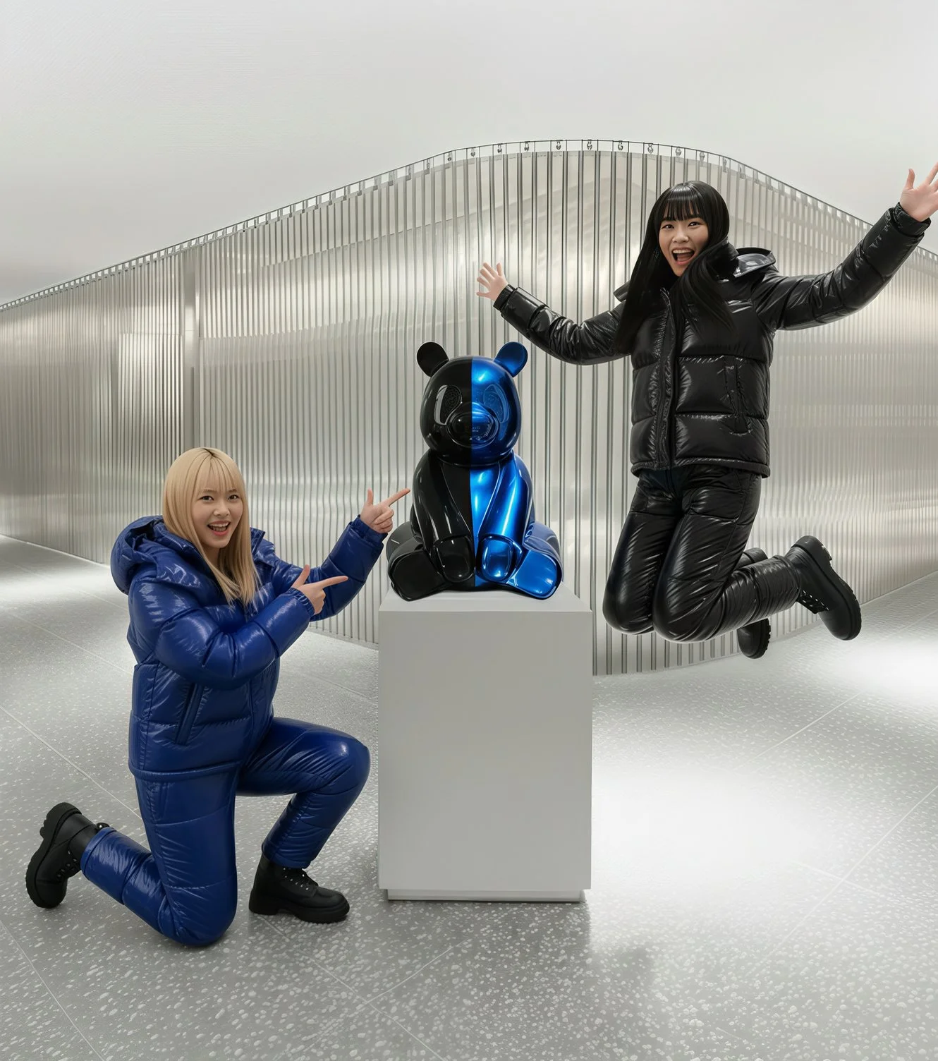 The United Pandasan : Spectral Symmetry Black & Blu