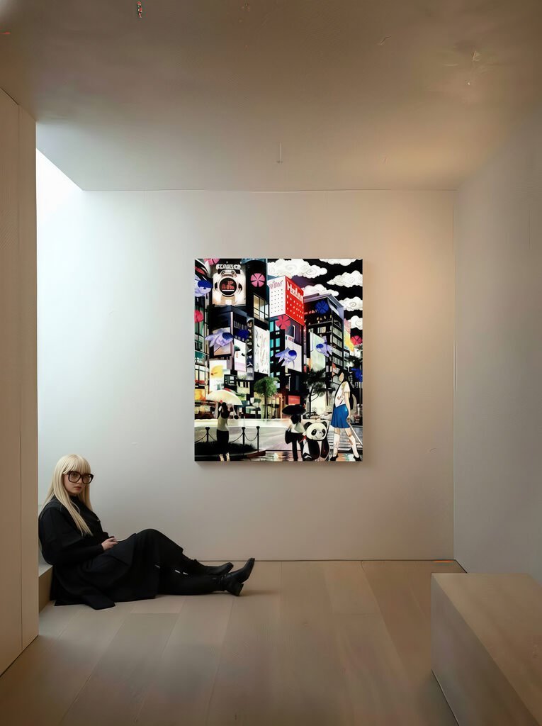 Dior Blossoms in Battle Nocturnes : Elegance in Neon