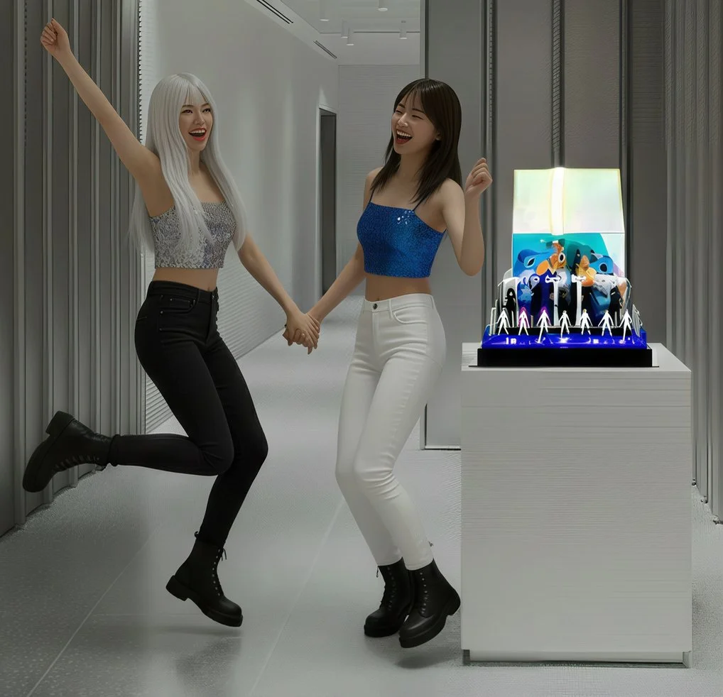 Blue Fantasy : Mudkip and Eevee Kawaii Abode