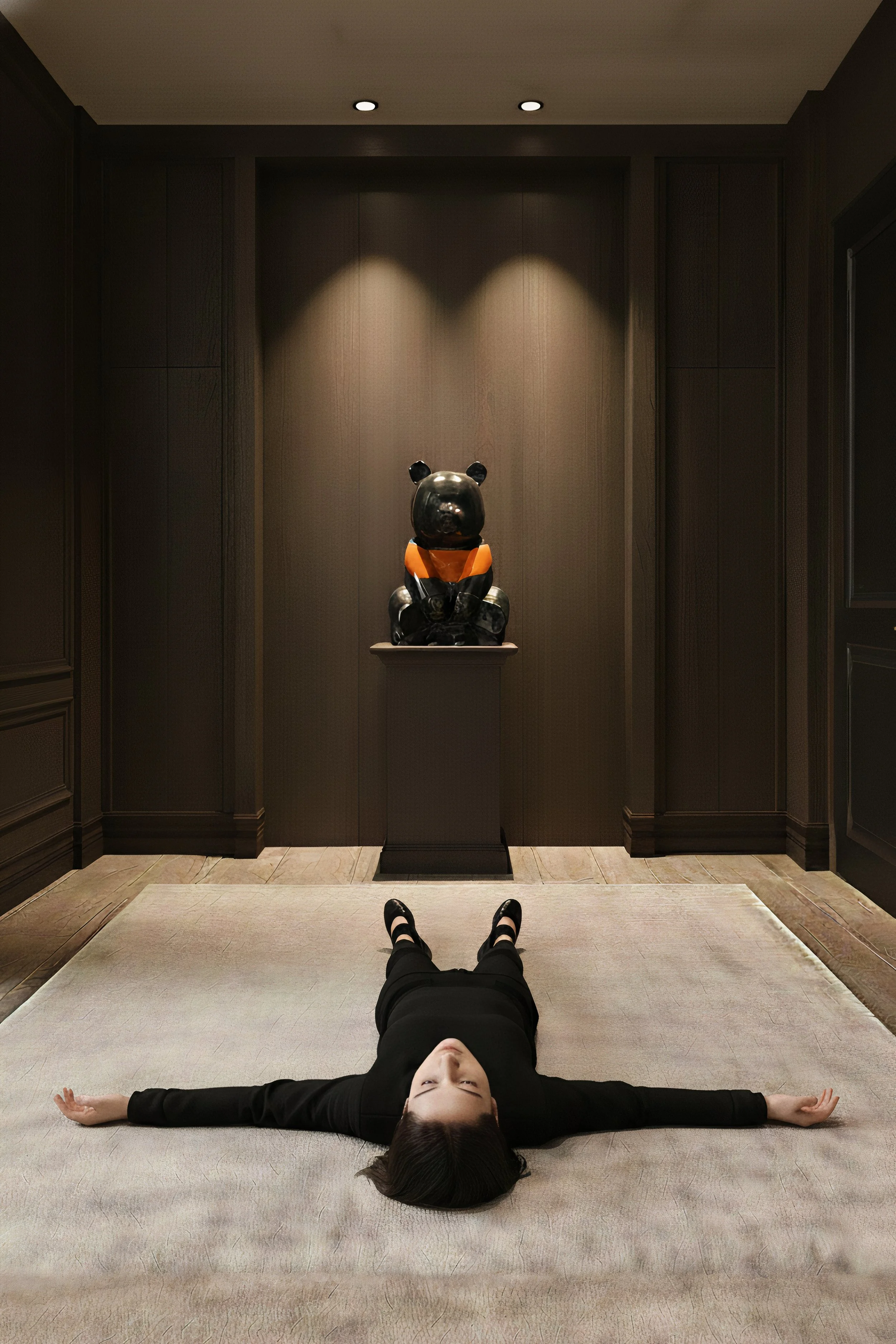 The United Pandasan : Spectral Symmetry Black & Orange