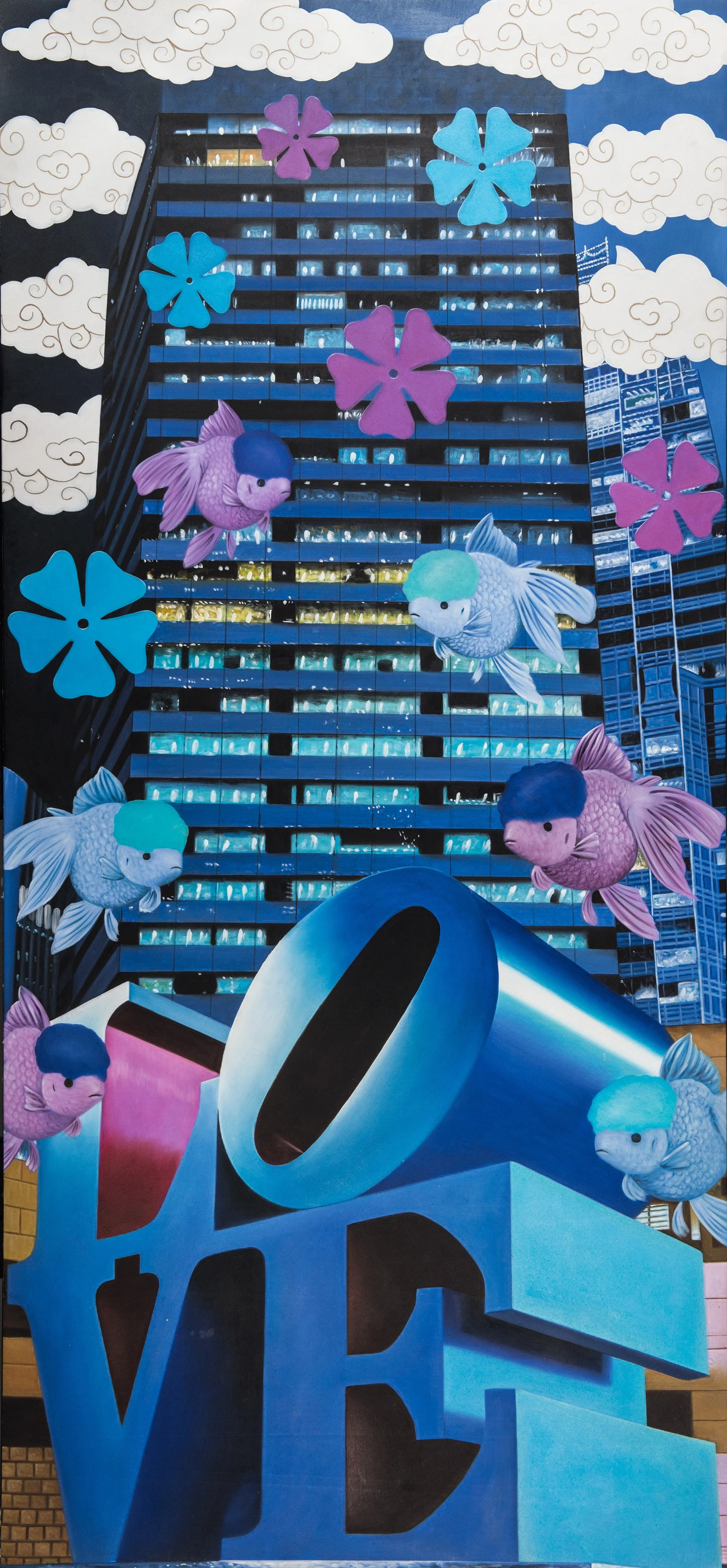 Blue LOVE in Shinjuku's Night Symphony : Nishikigoi Lullaby