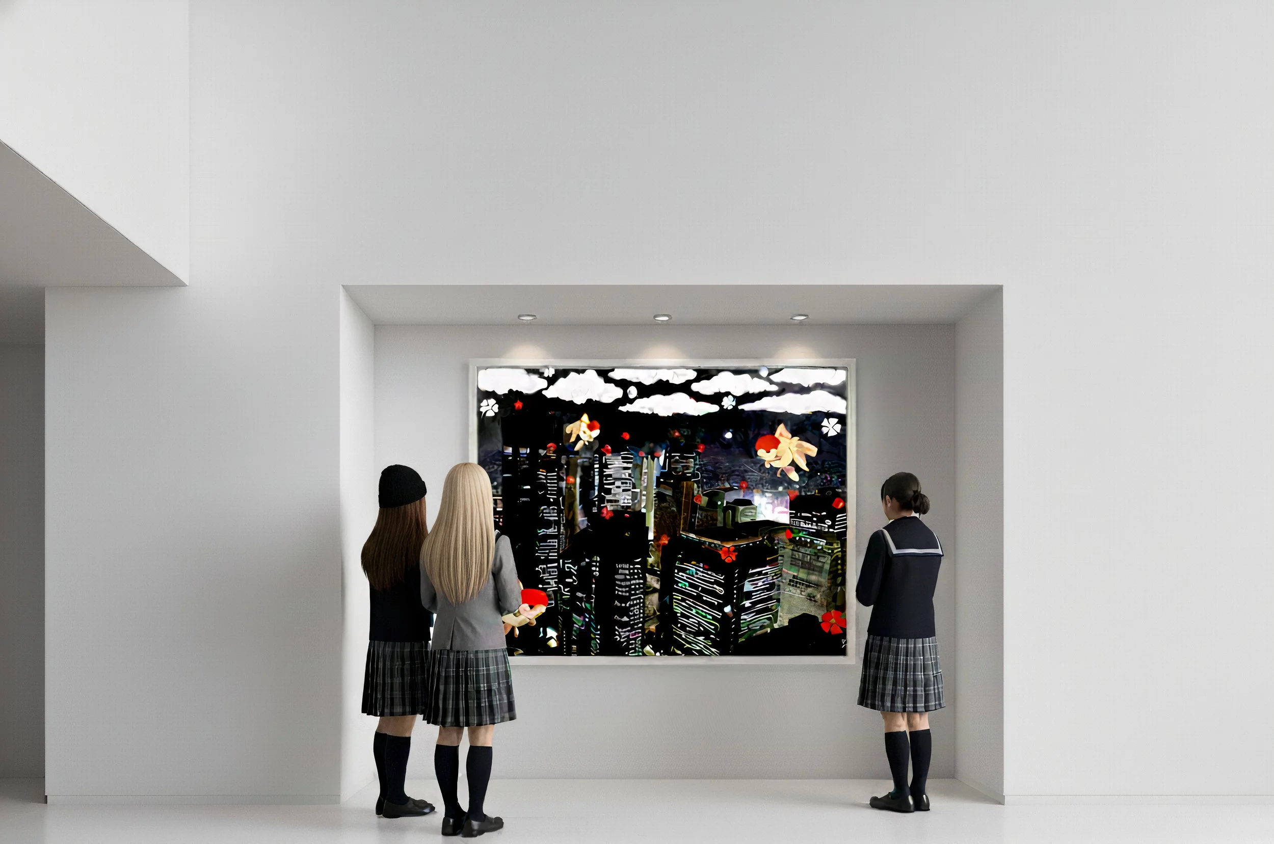 Tokyo's Nighttime Symphony : Celestial Elevation