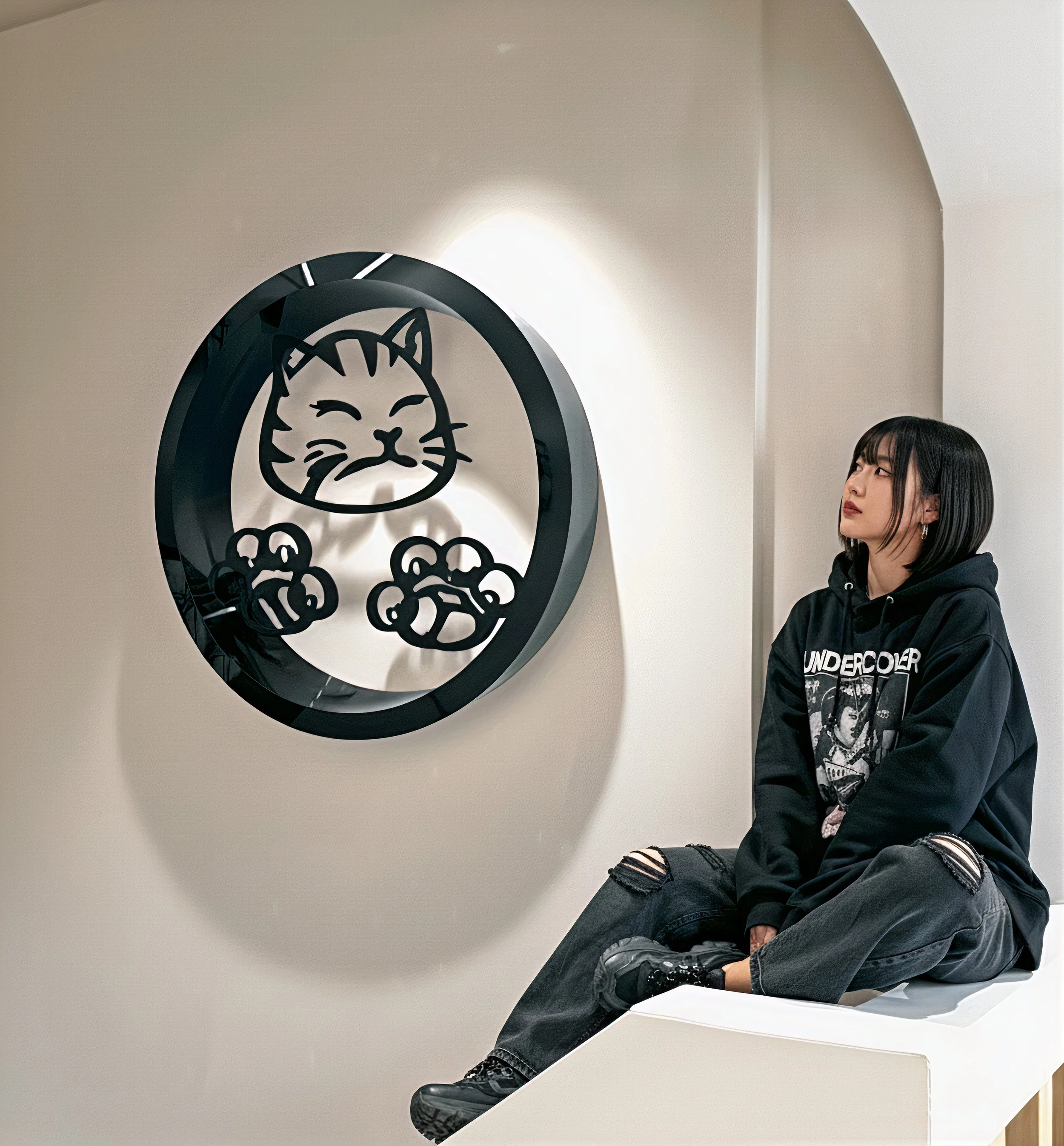 The Saga of Samuraicat’s Hanko, Black