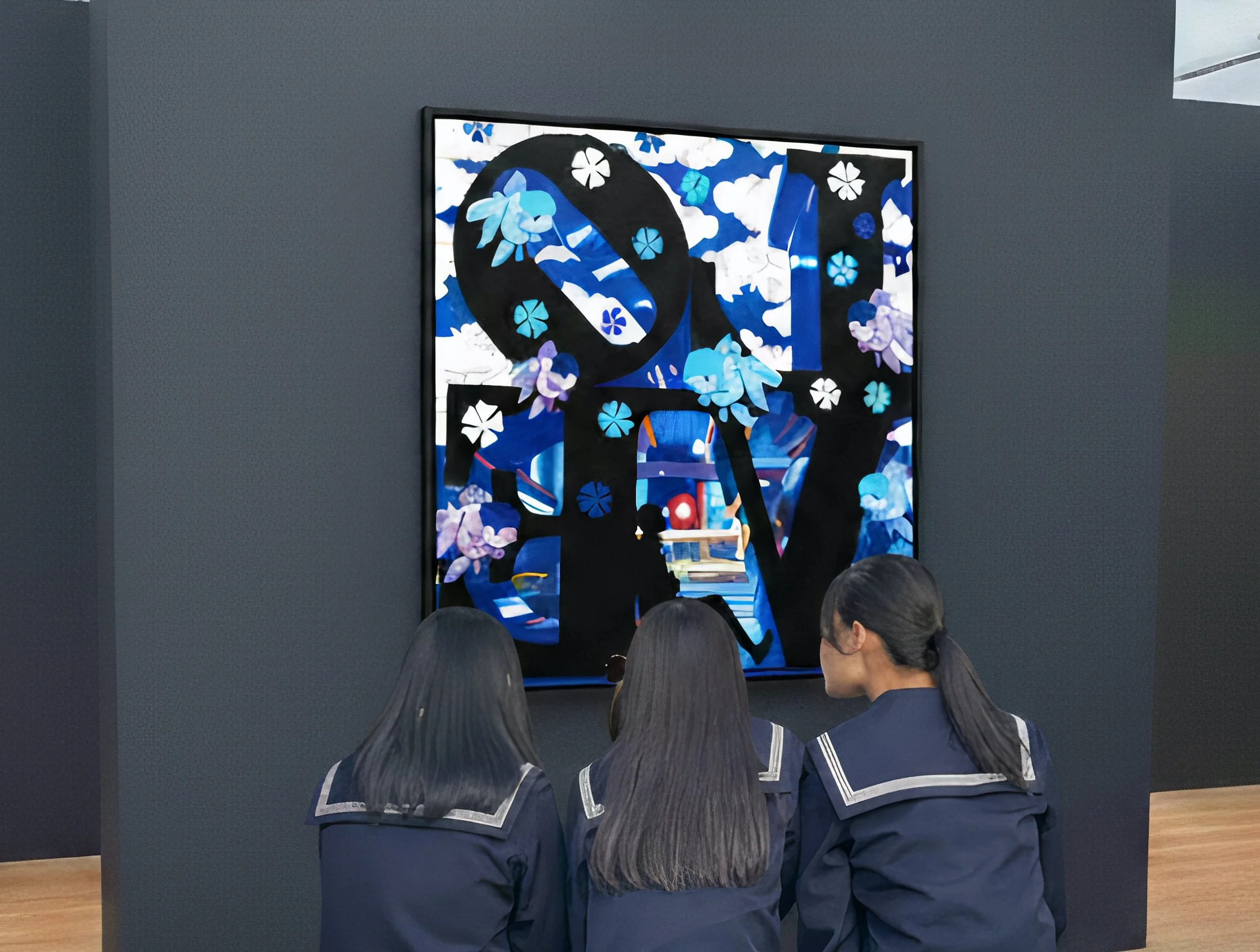 LOVE in Shades of Black and Blue : Nocturnal Embrace